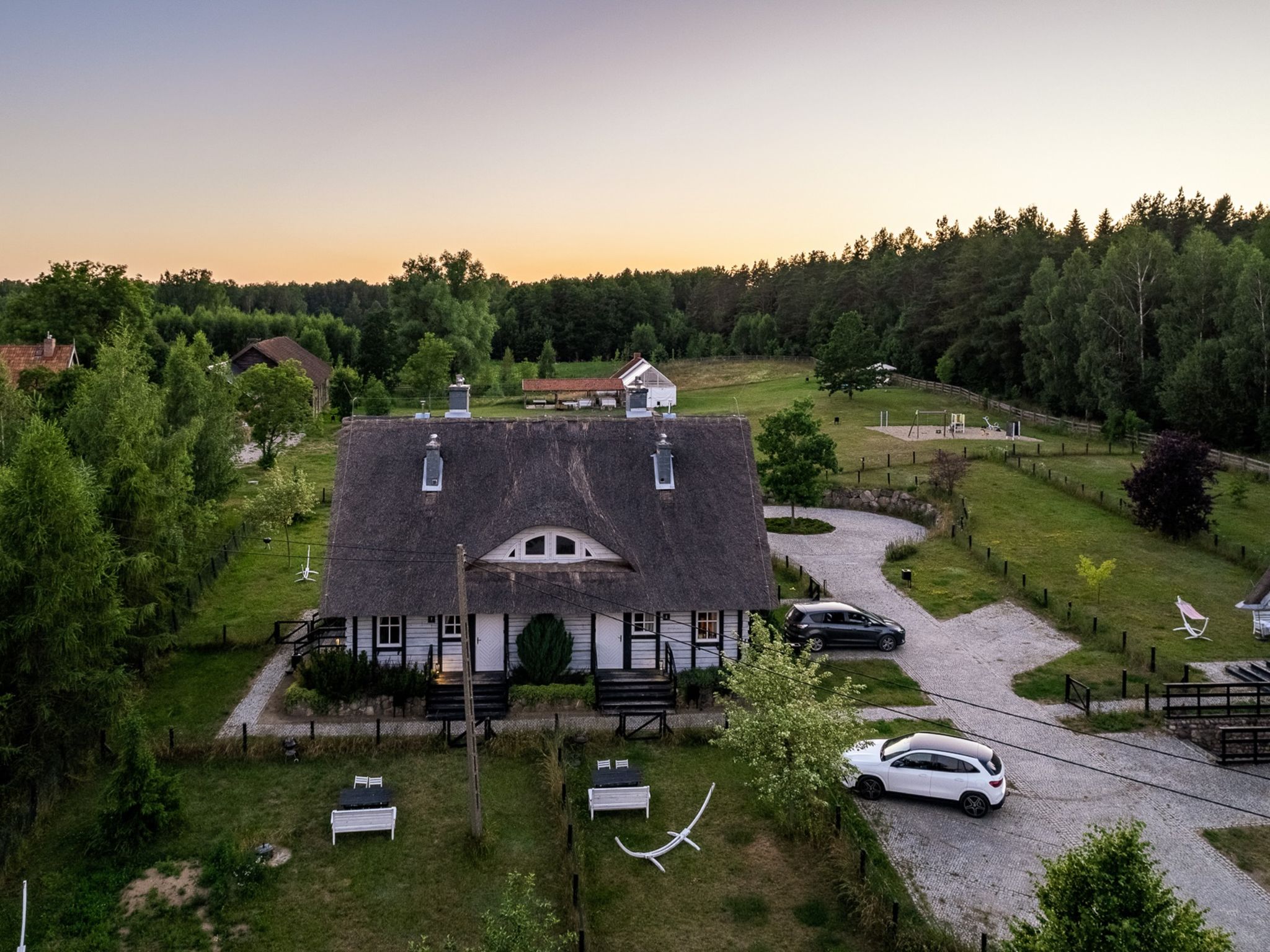 Ferienhaus mit umzäuntem Garten in Sorkwity (Polen) und 1 Hund erlaubt