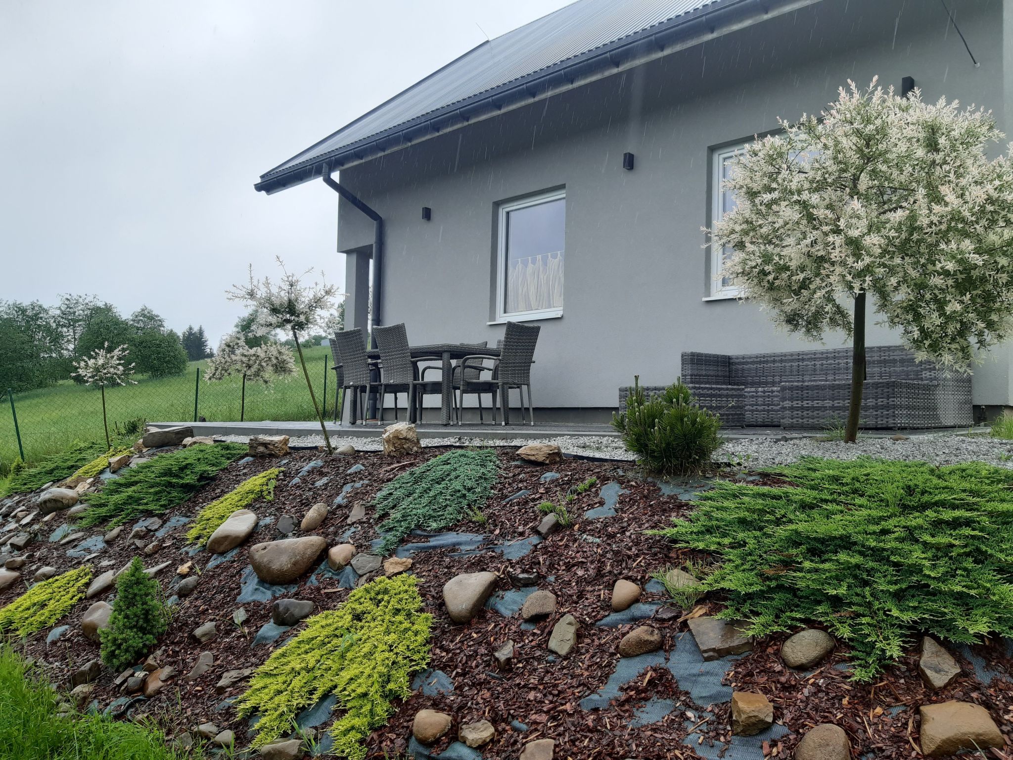 Modernes Ferienhaus in Kiczora mit Großem Garten-Binnen
