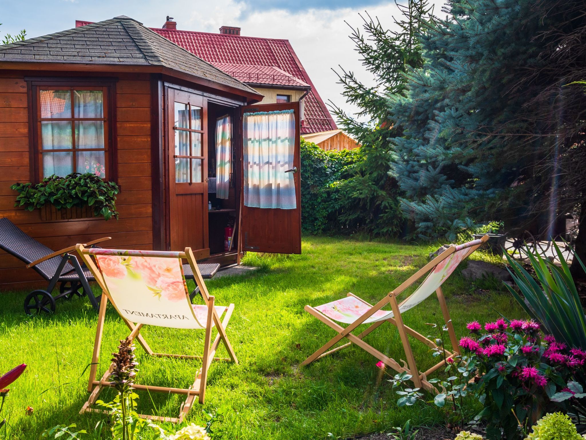 Ferienhaus mit umzäuntem Garten in Myslakowice (Polen) und 1 Hund erlaubt