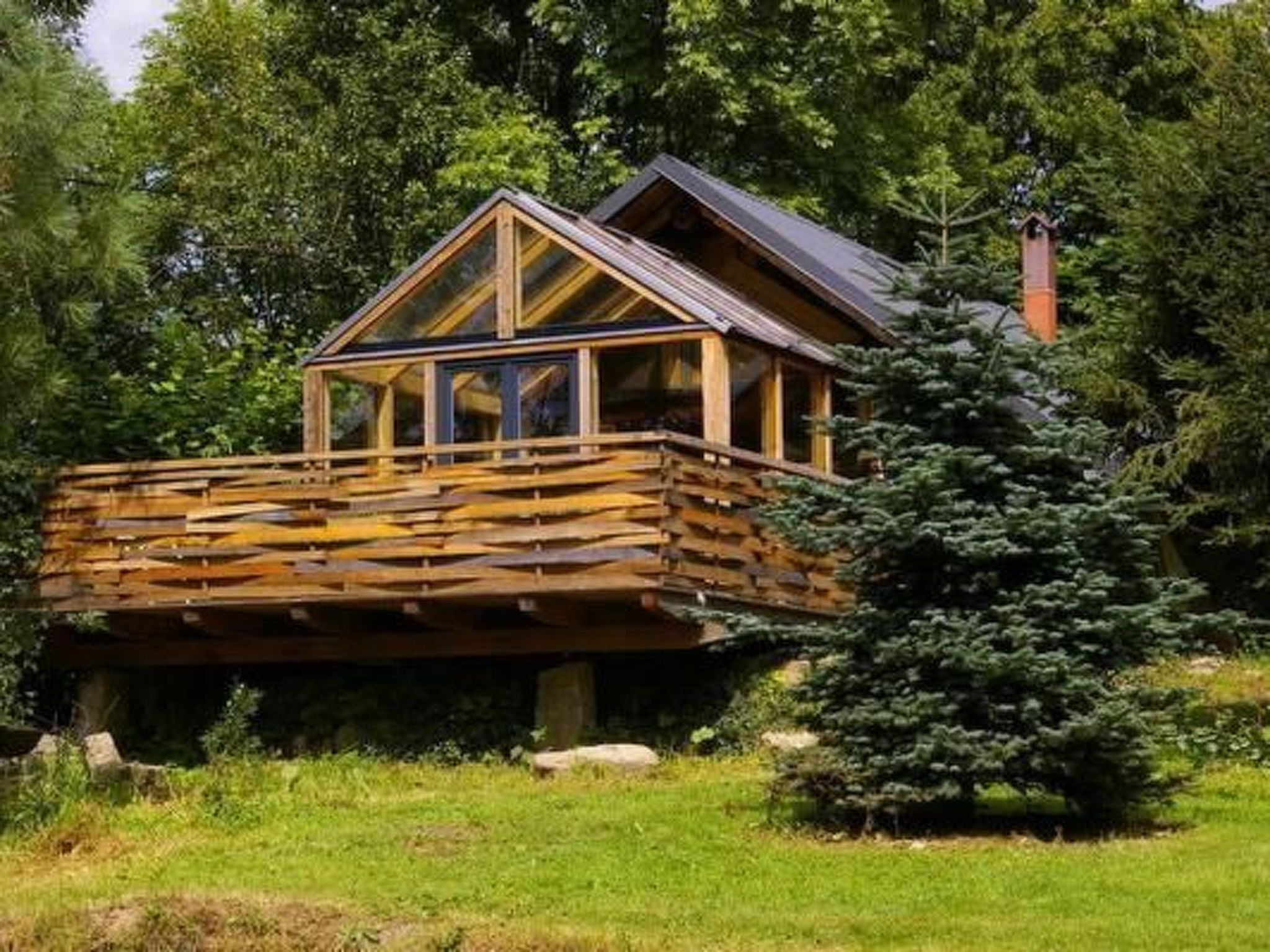 Vakantiehuis met omheinde tuin in Mirsk (Polen) 1 hond is welkom