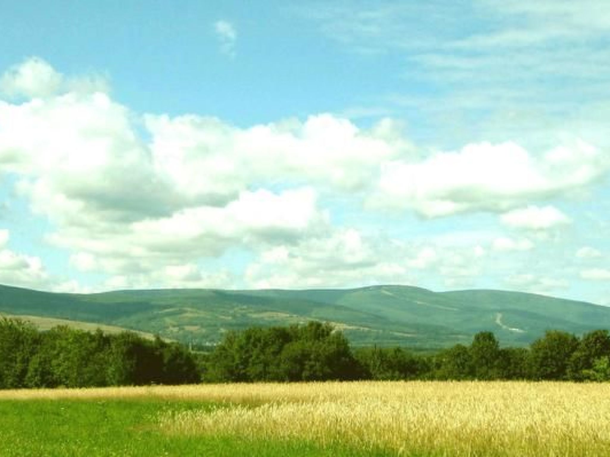 Blockhaus in Gajówka mit Kaminofen