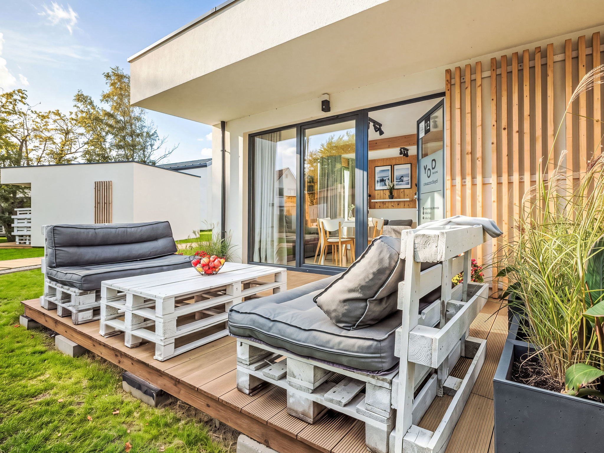 Mit privater Terrasse