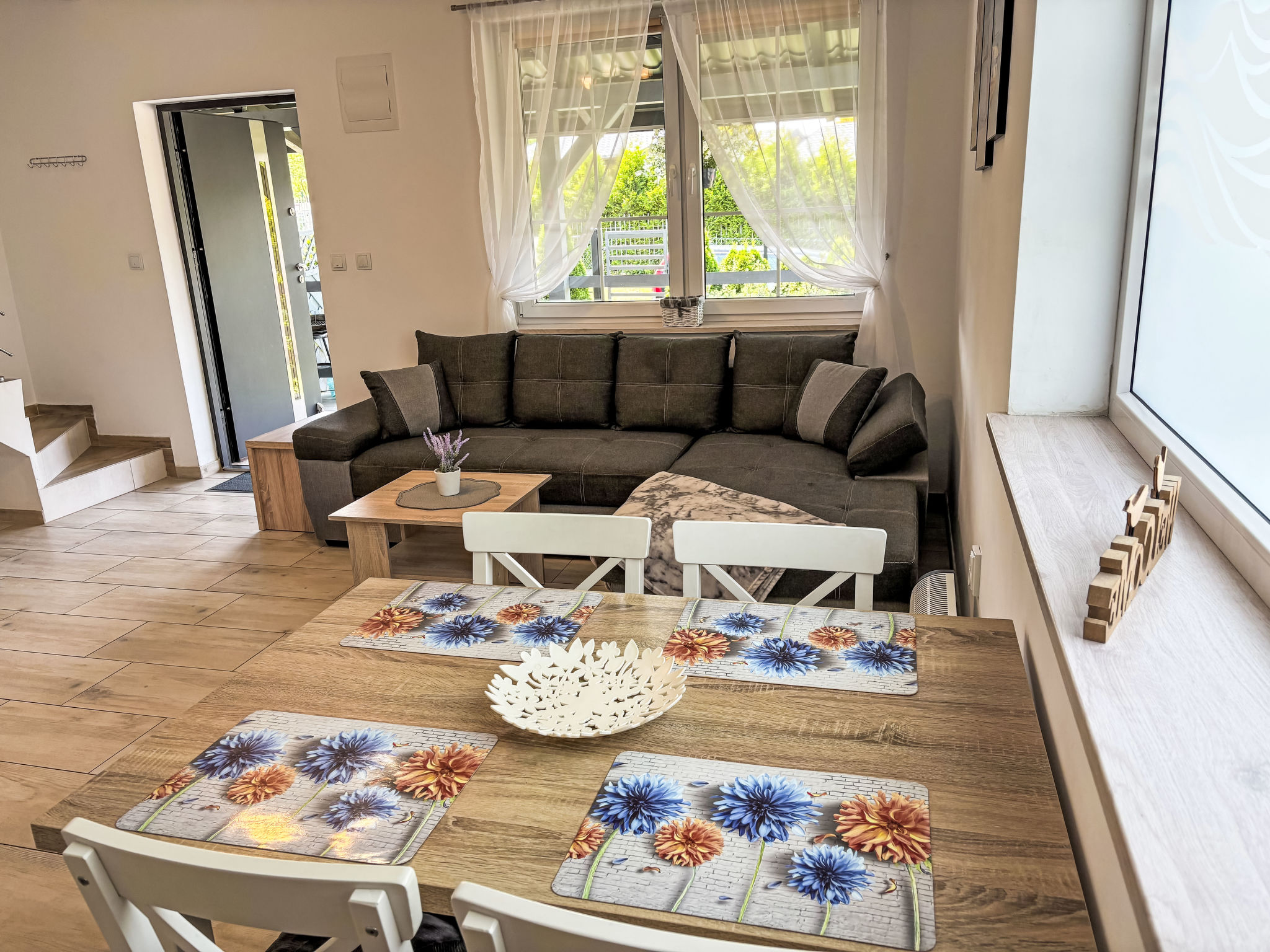 Villa Kacper mit privatem Garten, Terrasse und Grill