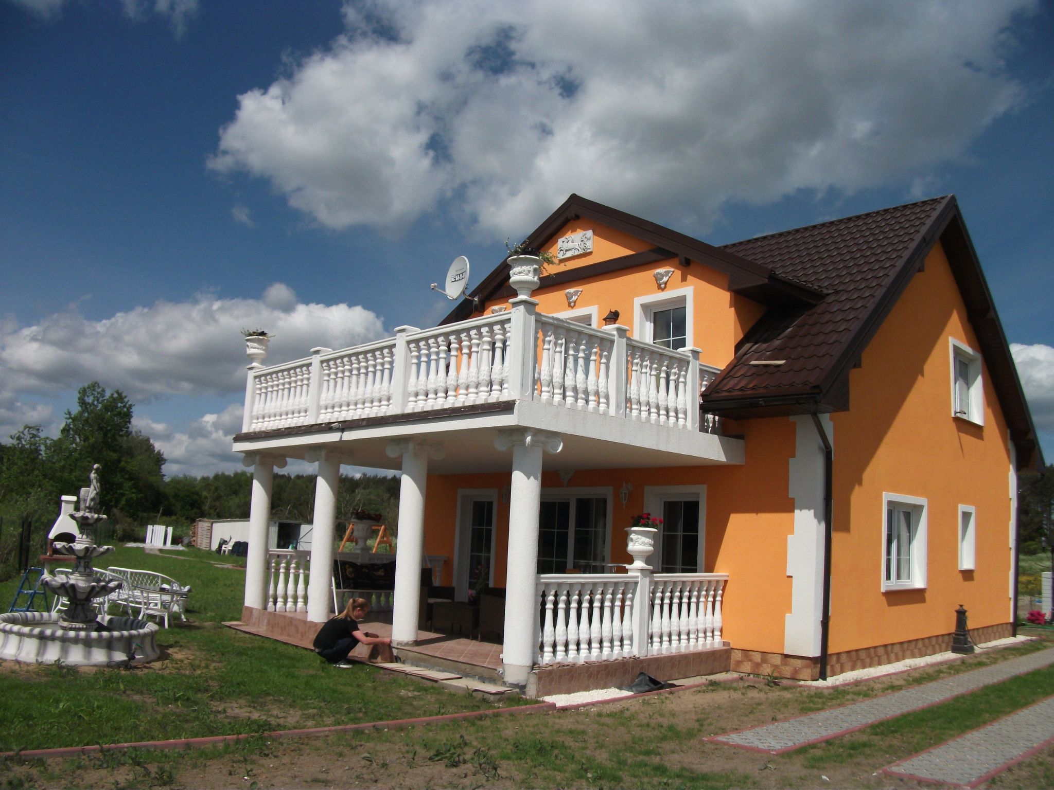 Freistehendes Ferienhaus Orange für 10 Personen-Binnen