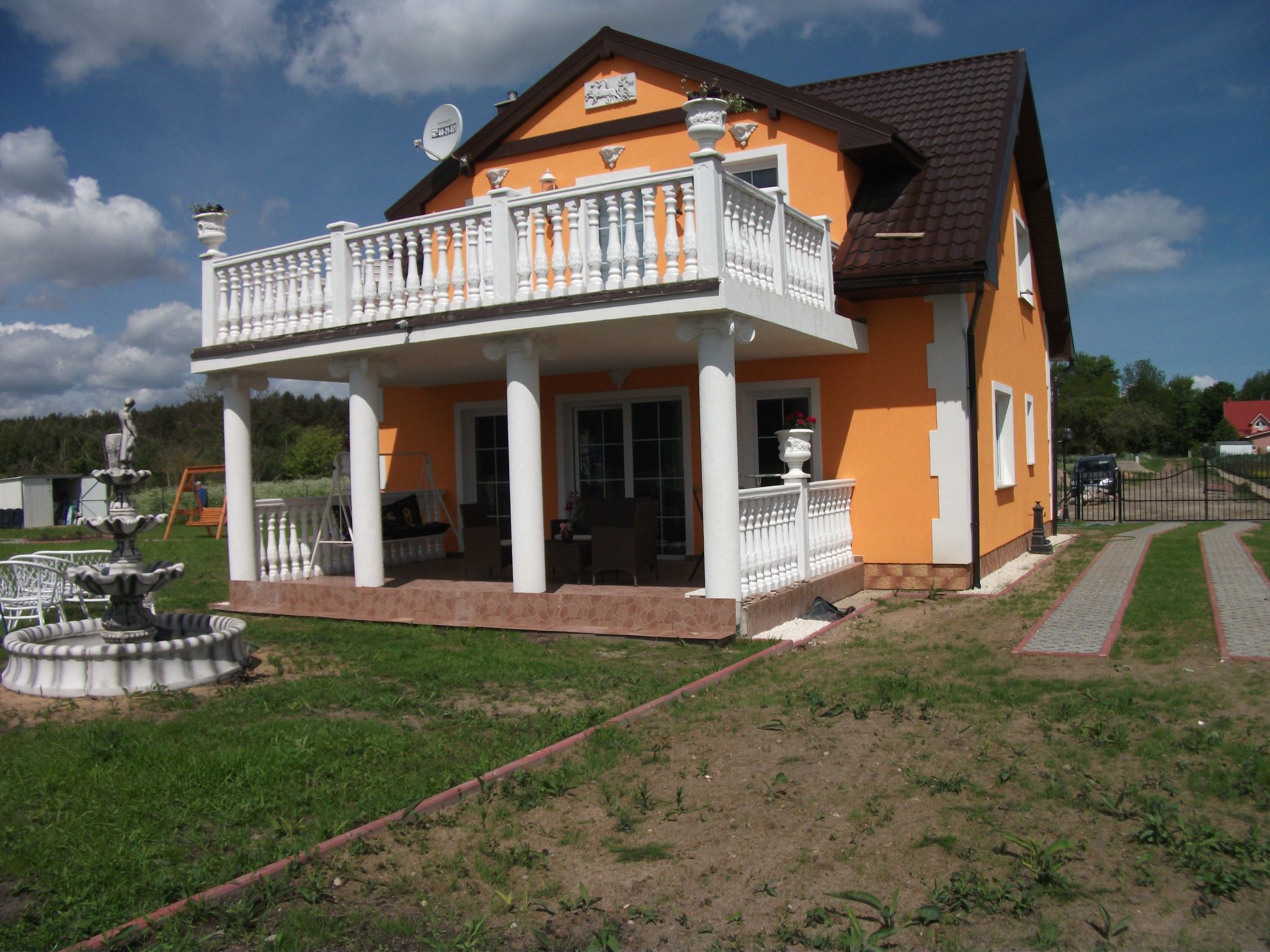 Freistehendes Ferienhaus Orange für 10 Personen-Binnen