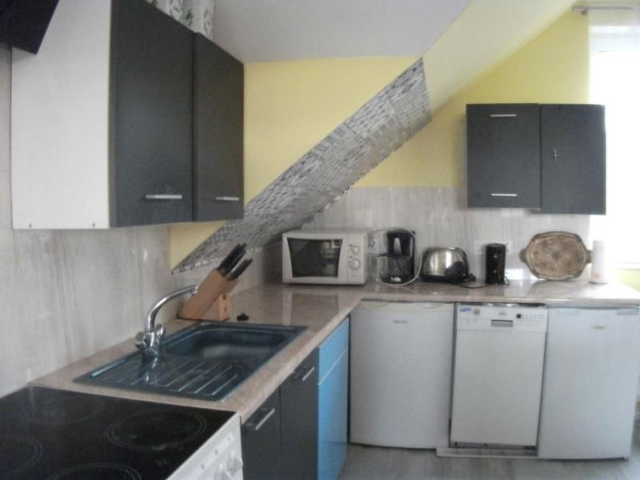 In Nowe Warpno direkt am Wasser