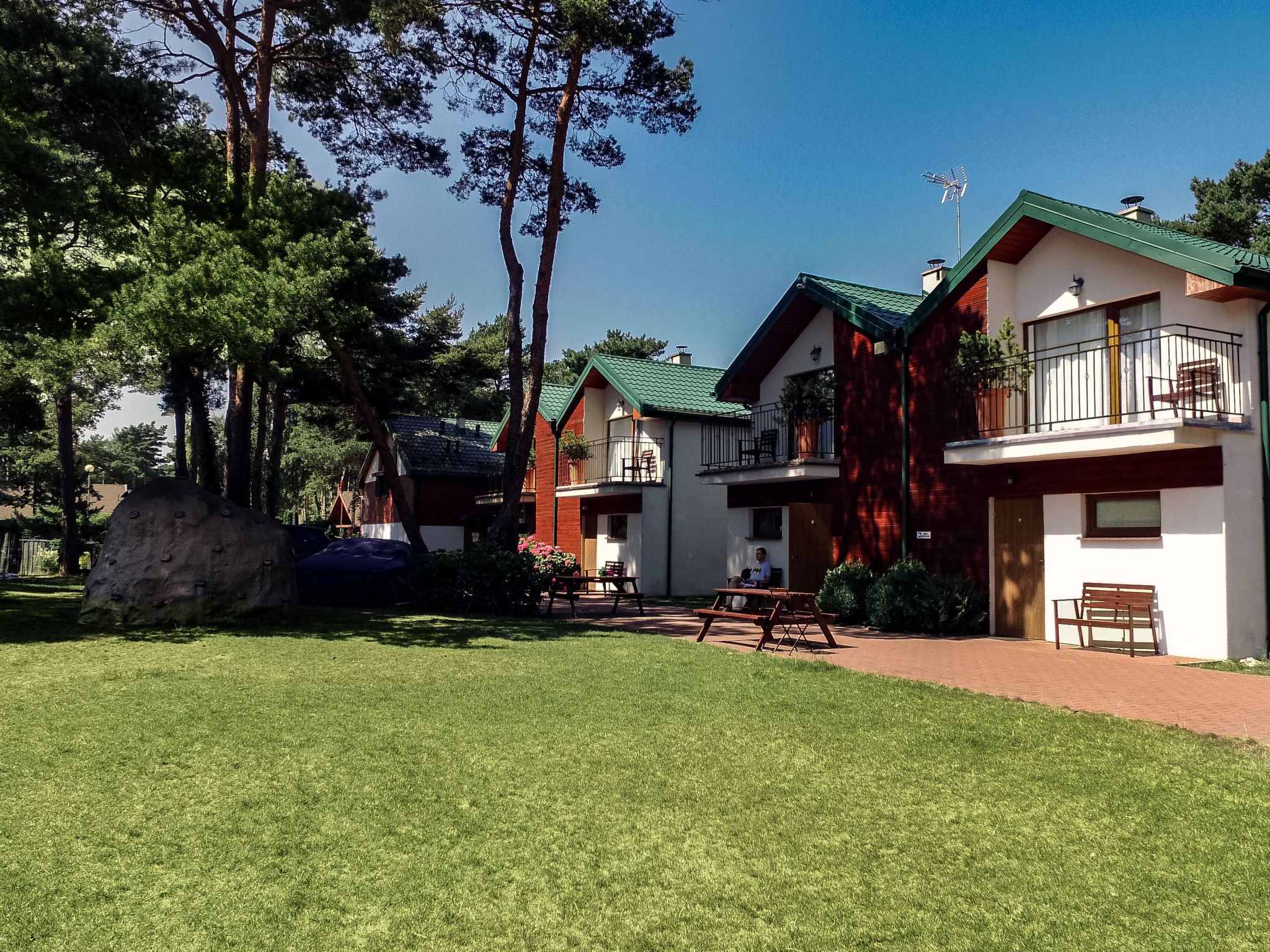 Ganzjährig bewohnbares Ferienhaus direkt am Strand von Dźwirzyno-Binnen