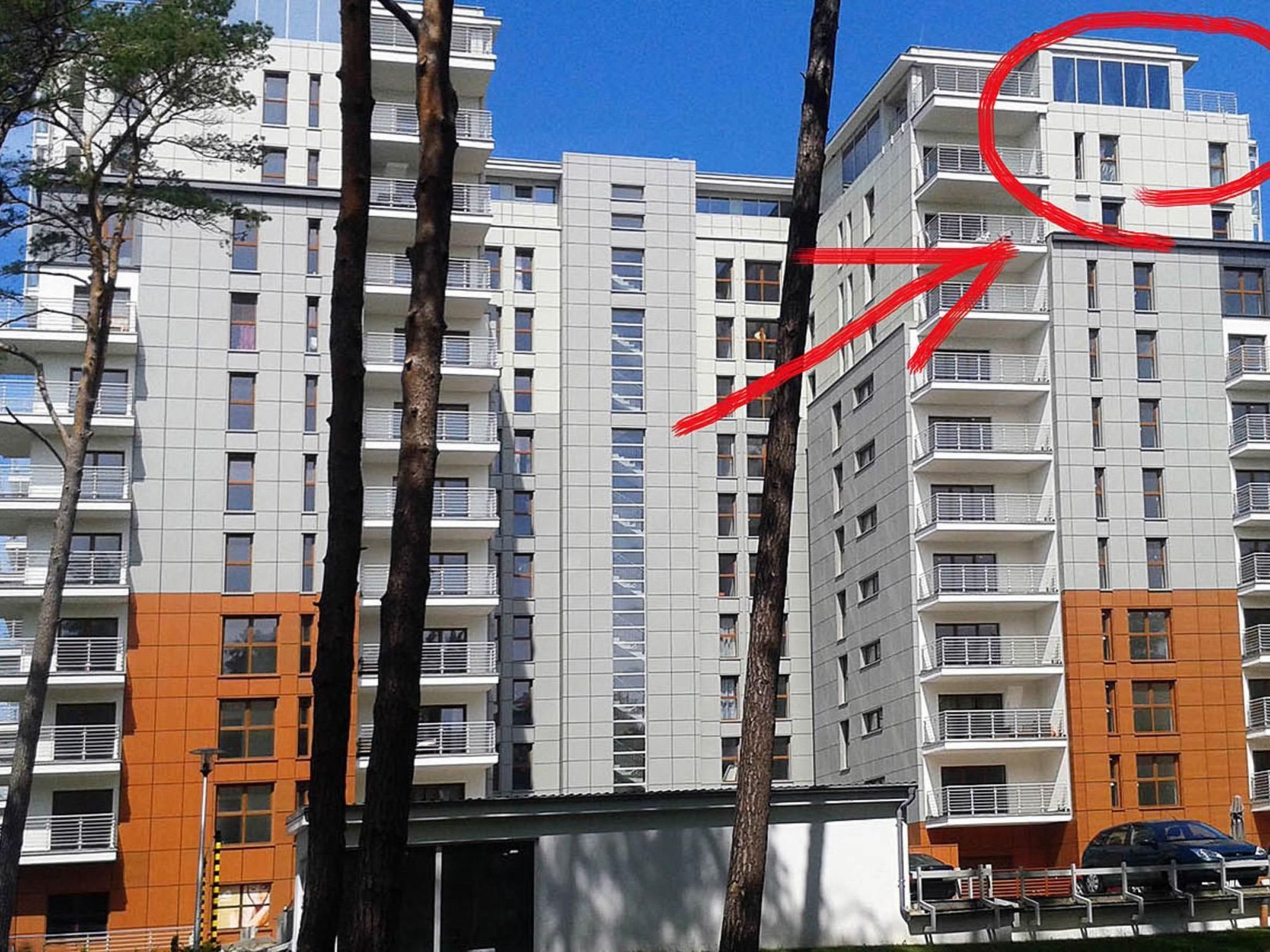 Wohnung mit Panoramaverglasung und Meerblick - Buiten