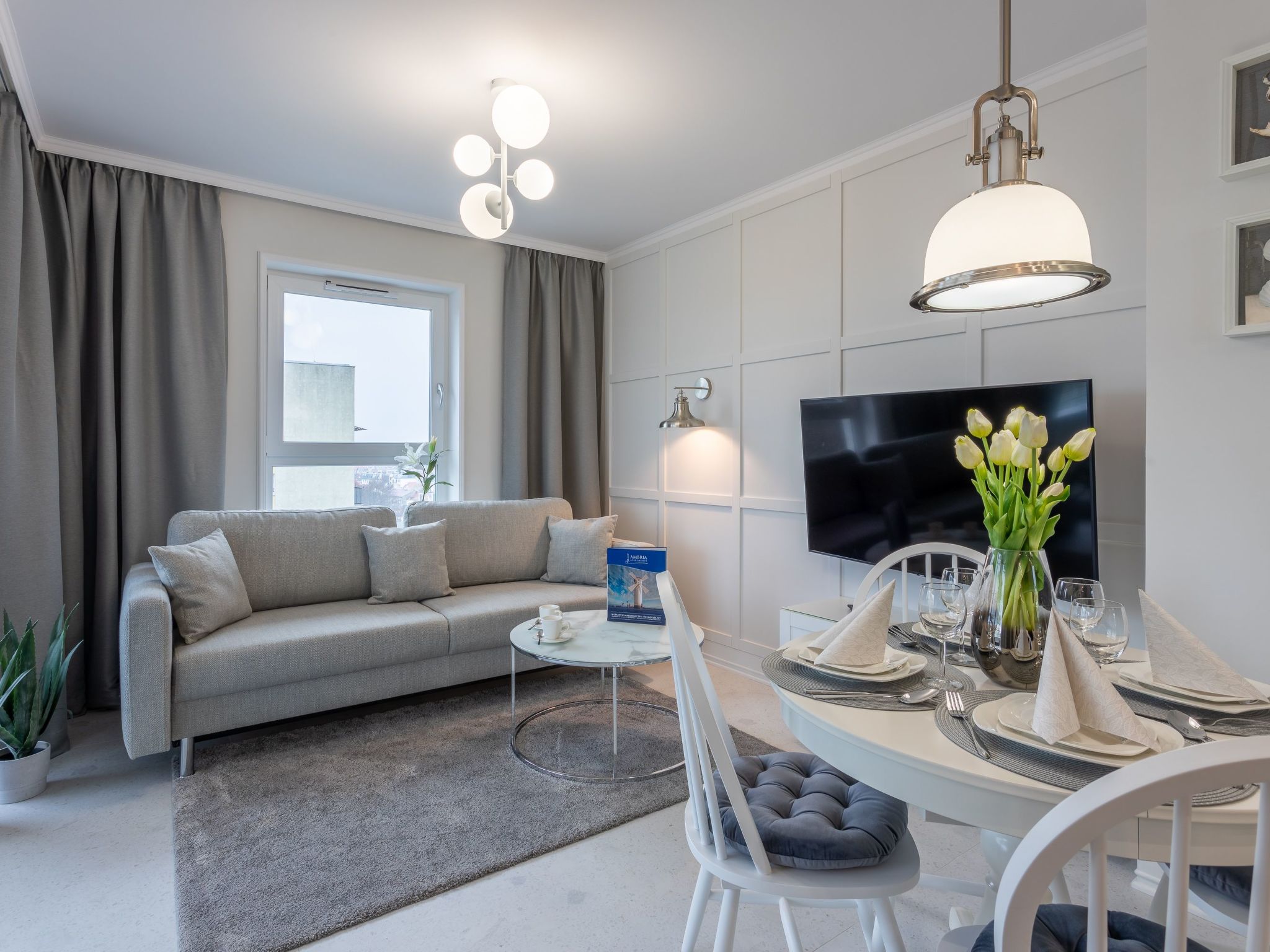 Stylische Ferienwohnung auf Usedom — Living Room (1 of 14)
