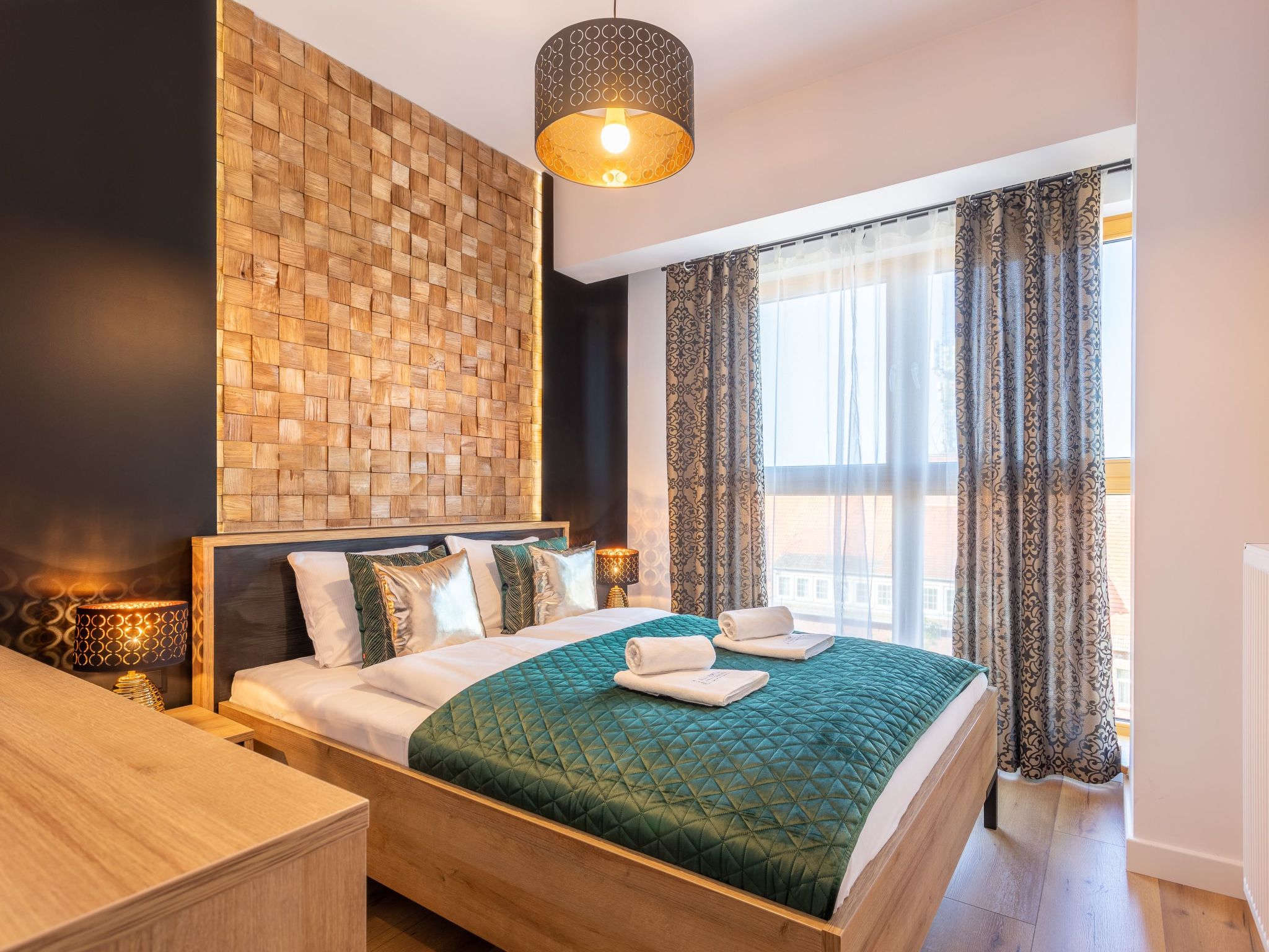Appartement Tower 65 in einem ruhigen Stadtviertel — Bedroom (1 of 15)