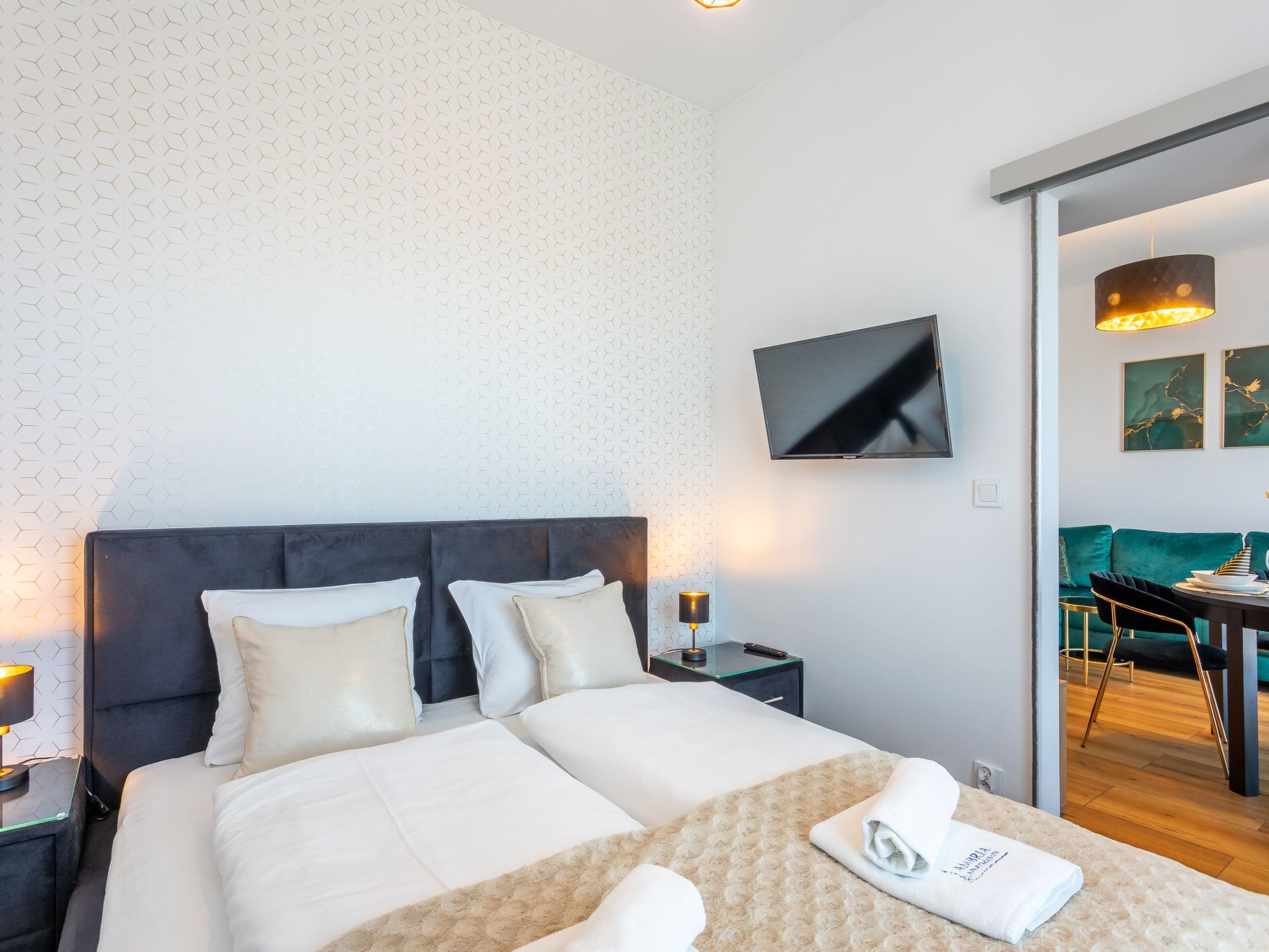 Appartement Tower 65 in einem ruhigen Stadtviertel — Living Room (4 of 15)