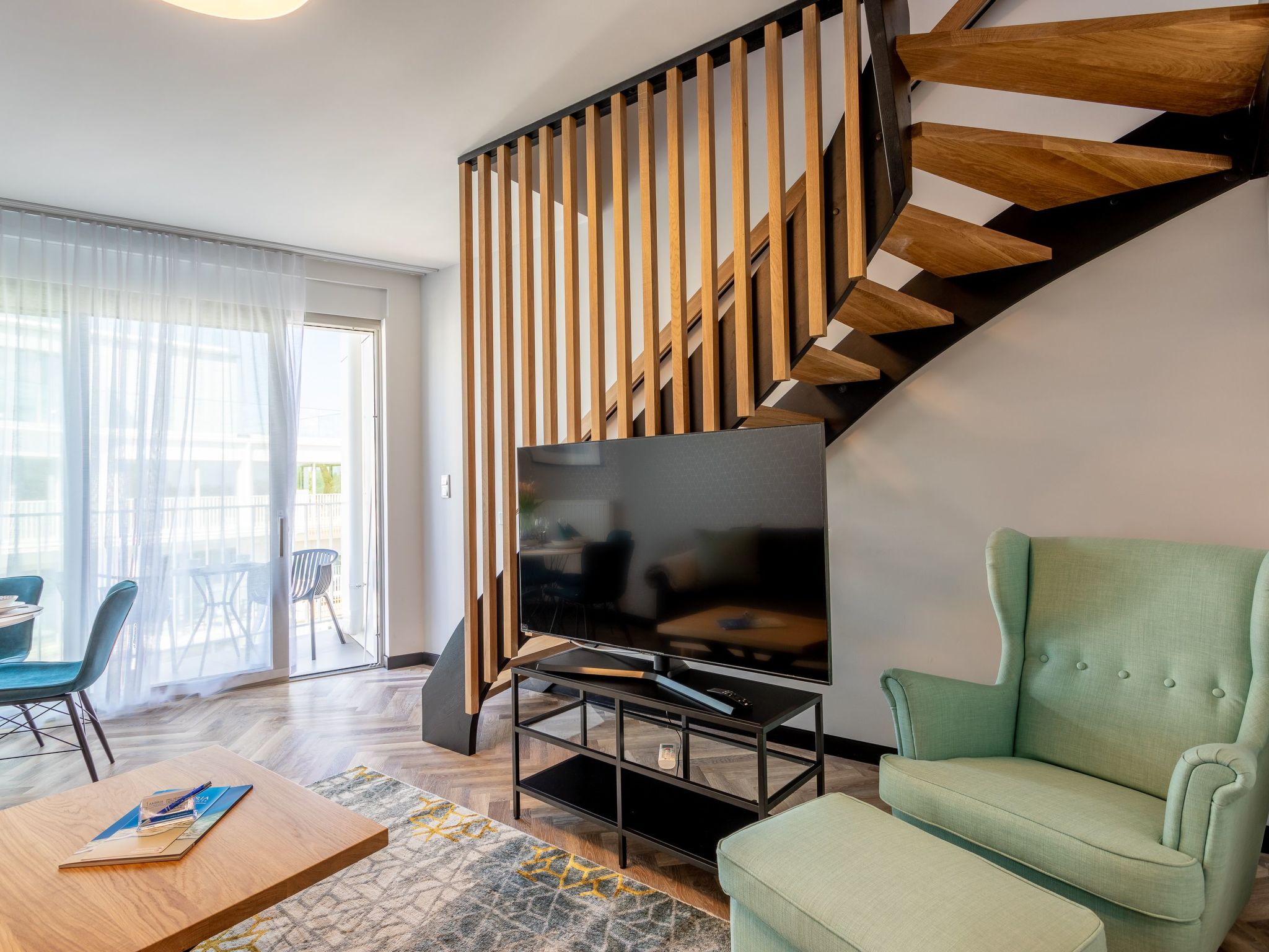 Topmoderne Ferienwohnung Albus 419 — Living Room (5 of 13)