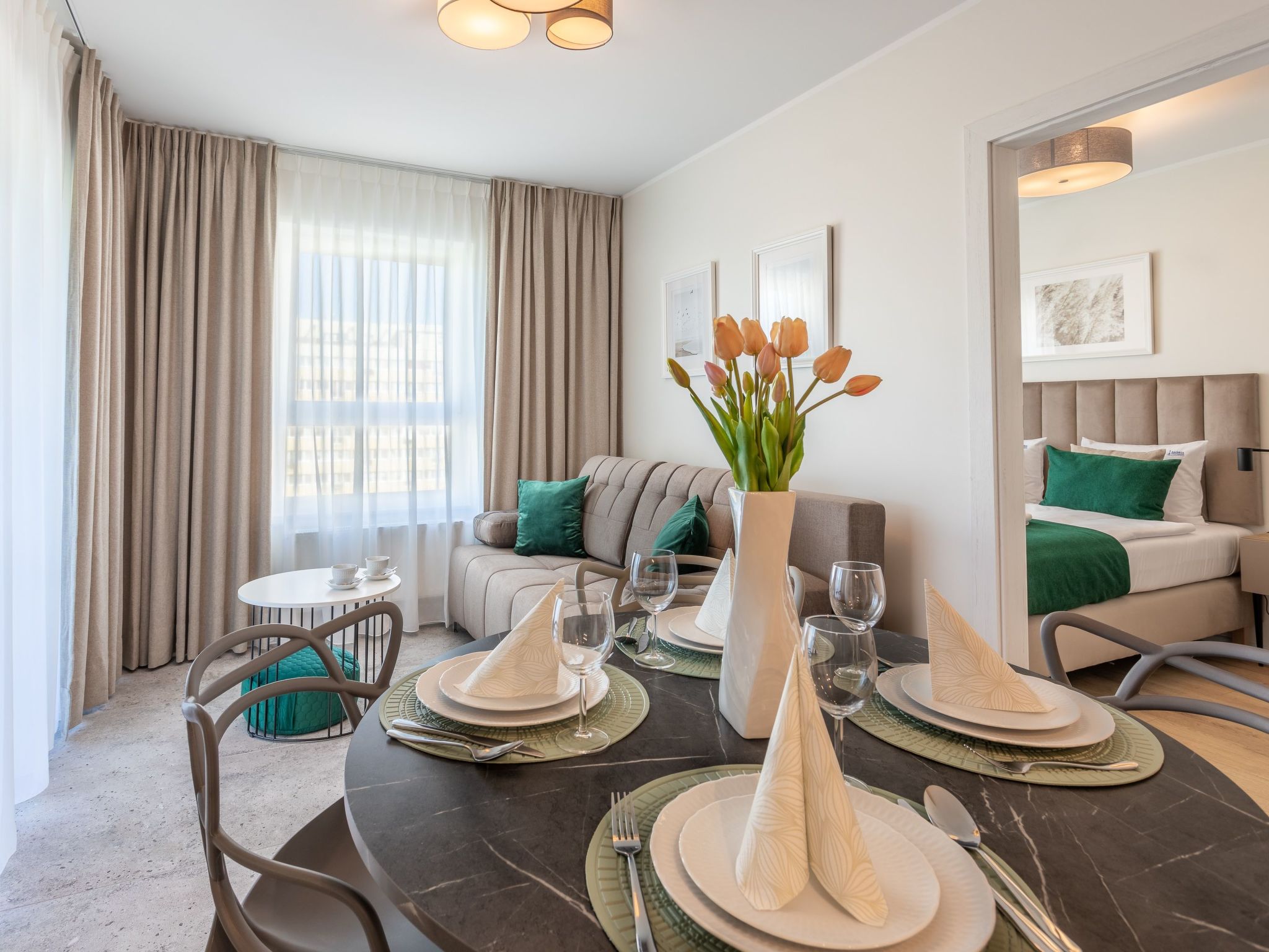 Gemütliche, helle Ferienwohnung an der Ostsee — Living Room (1 of 10)