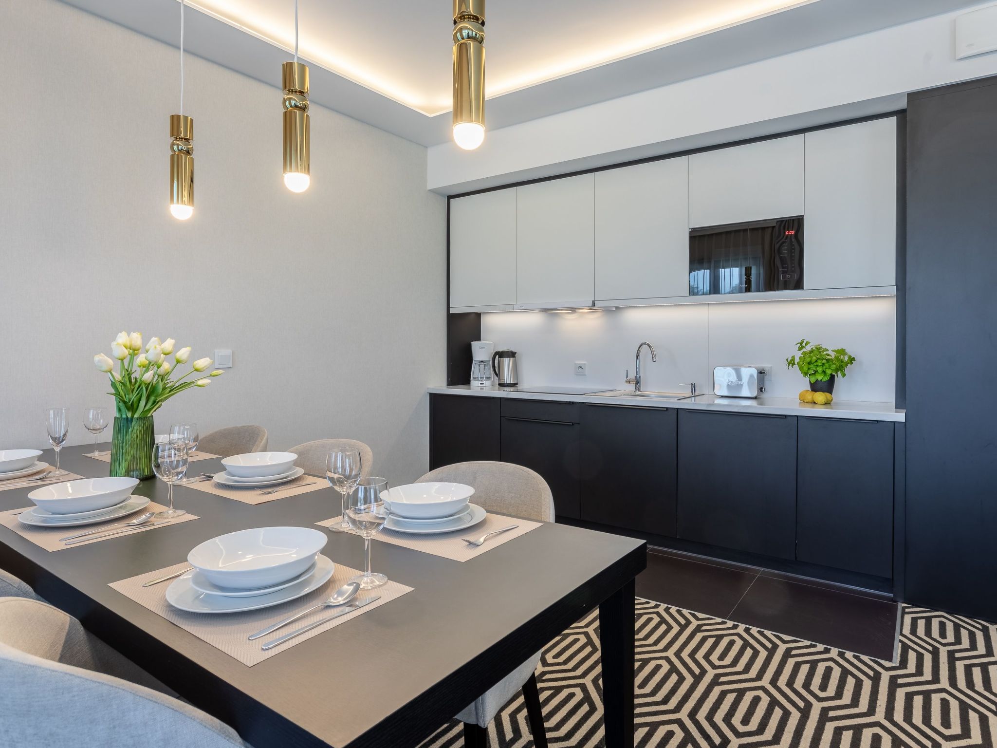 Ferienappartement Baltic Park Fort auf Usedom — Kitchen / Dining Room (4 of 12)