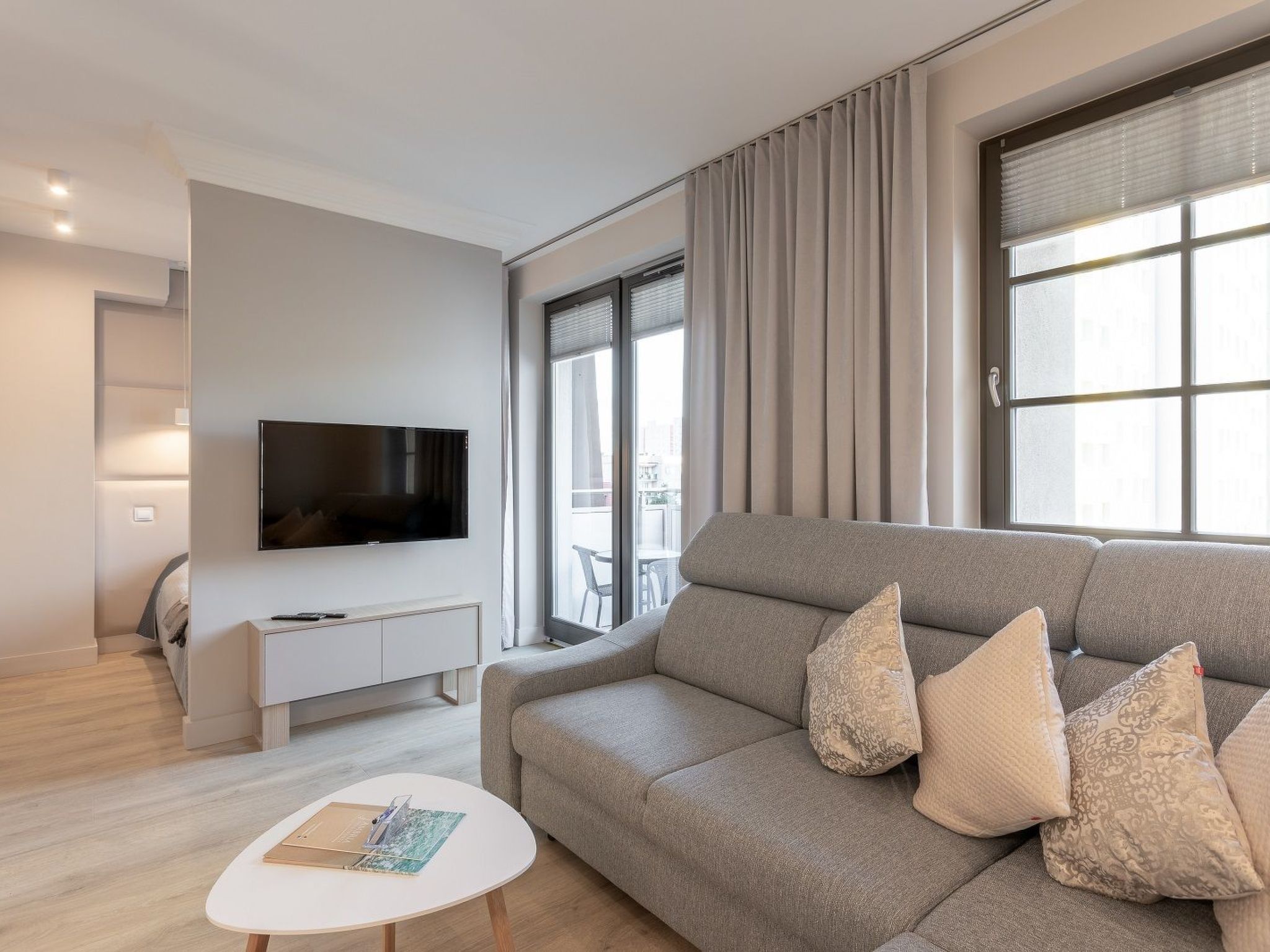 Schönes Ferienappartement Gold in Swinemünde — Living Room (4 of 11)