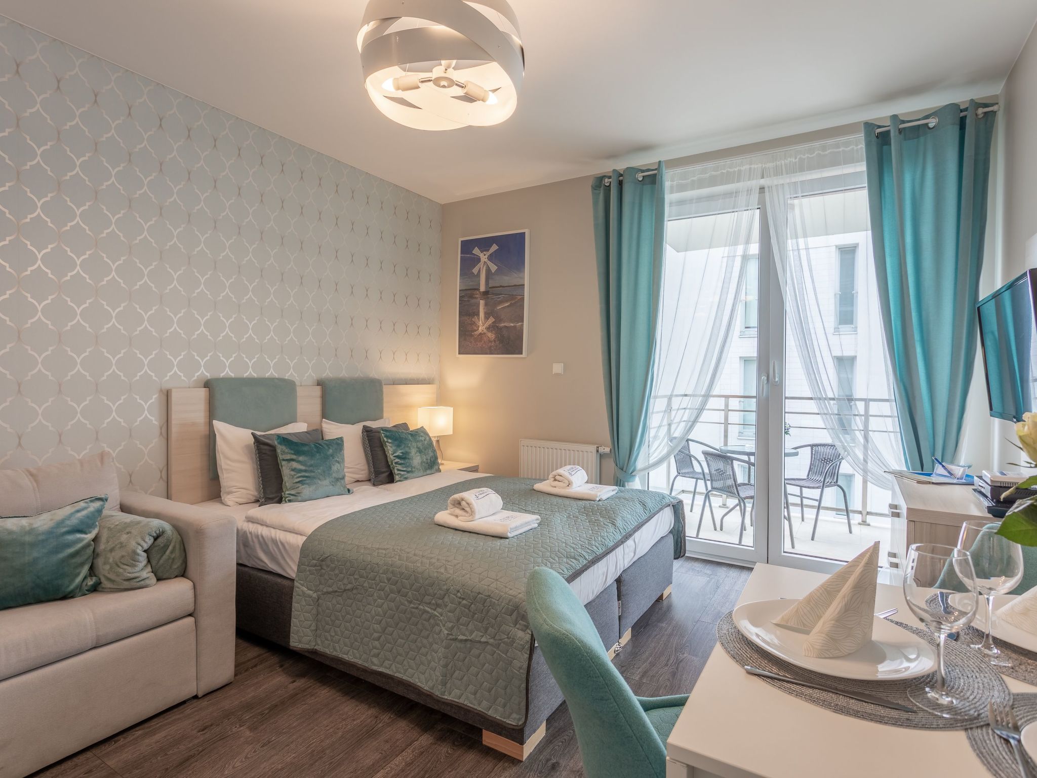 Pegaz 17 an der Strandpromenade — Living Room (1 of 9)