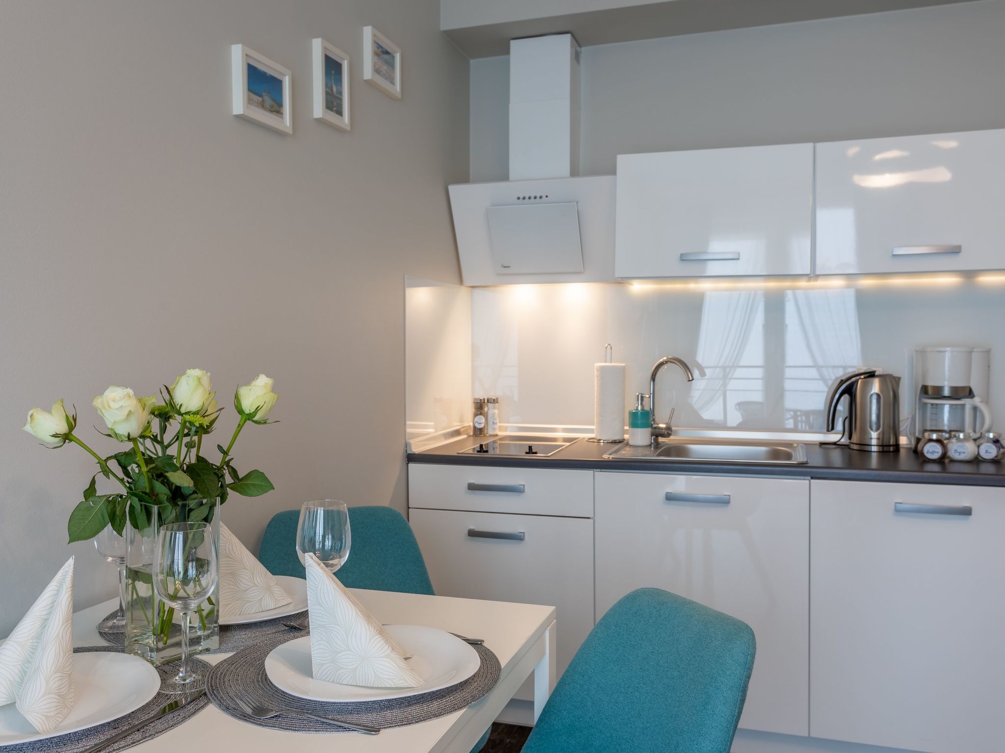 Pegaz 17 an der Strandpromenade — Kitchen / Dining Room (5 of 9)
