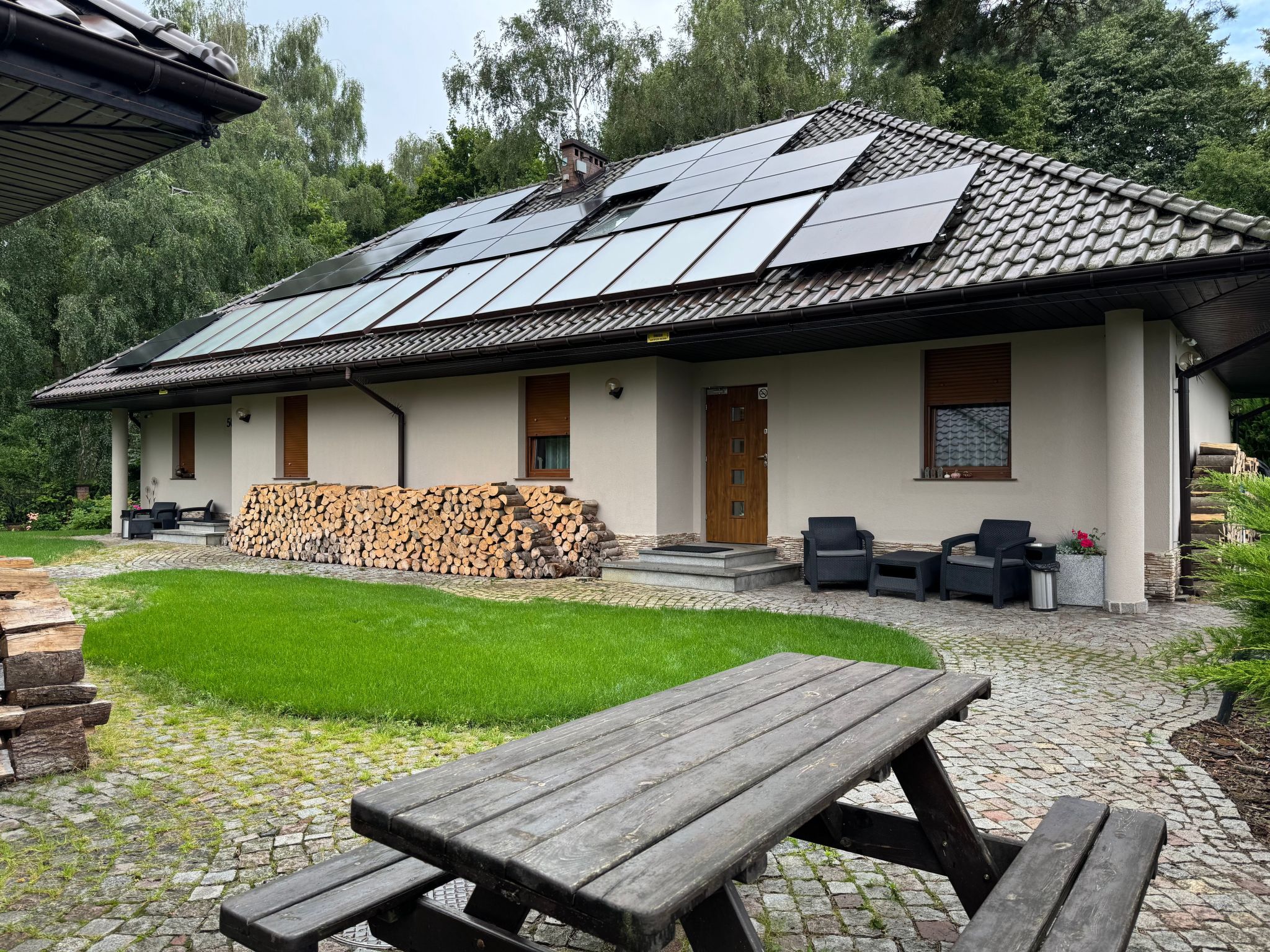 Mit Wasserblick-Binnen