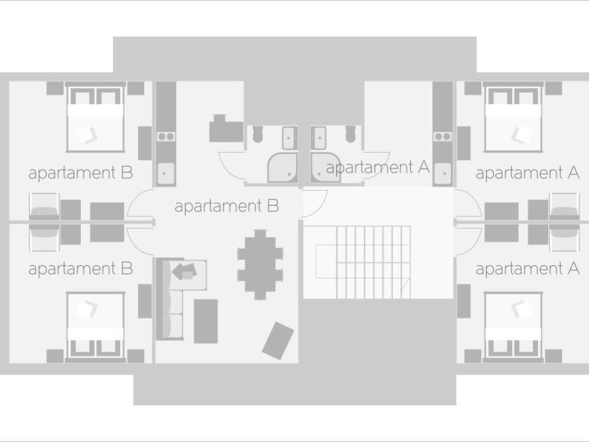 Mit Wasserblick-Binnen