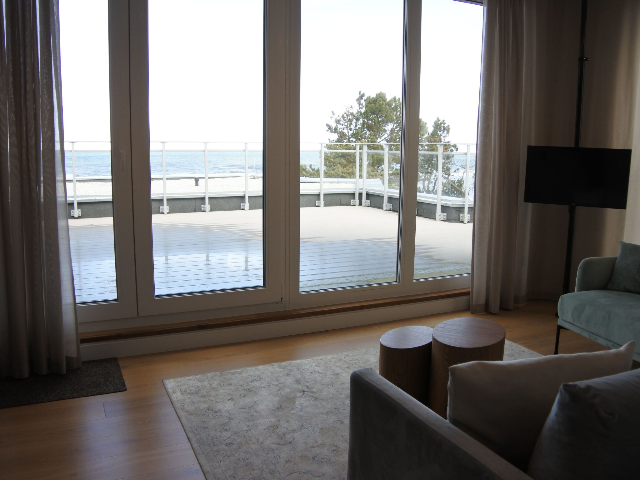 Appartement in Gąski mit Terrasse-Binnen