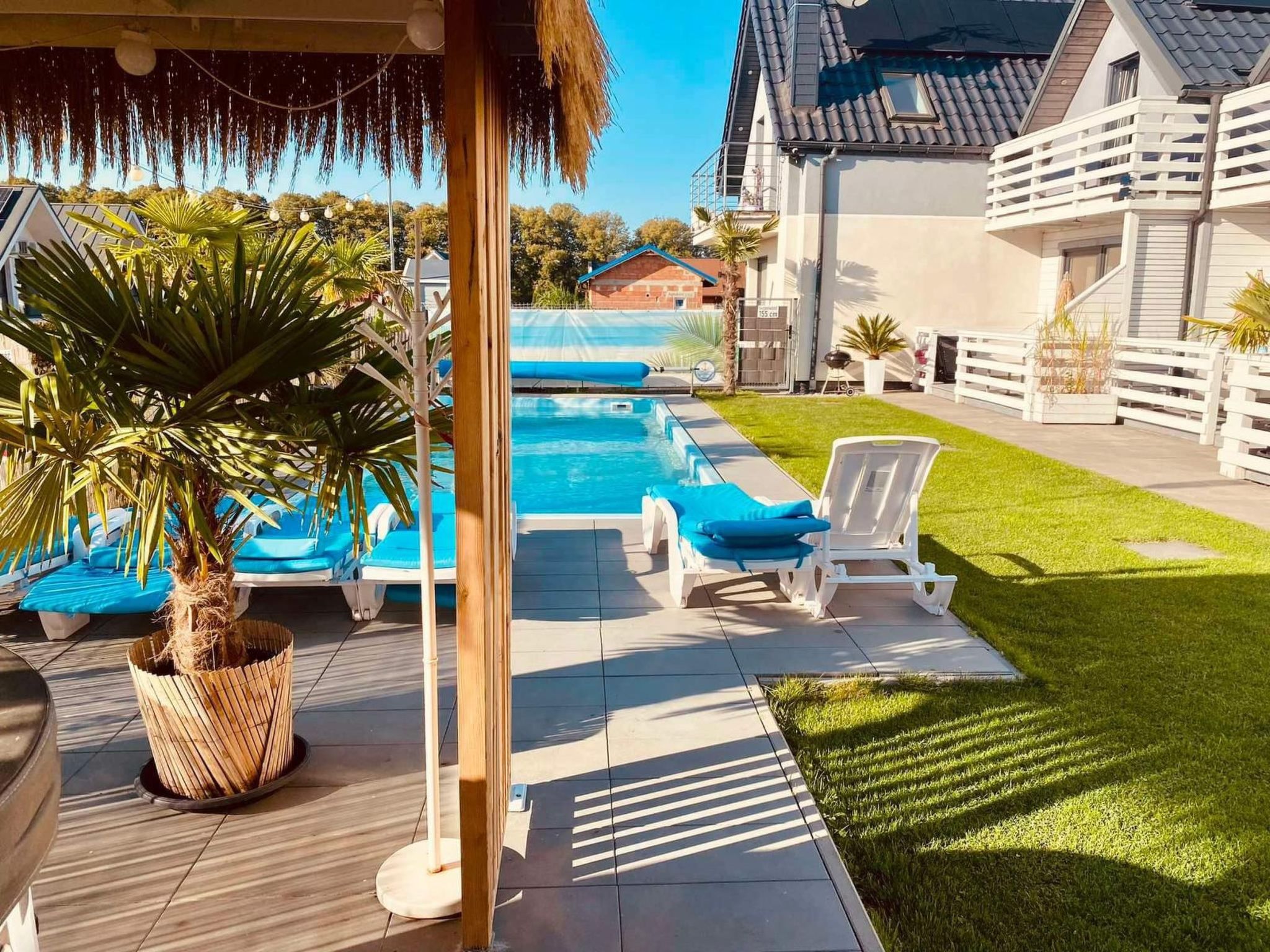 Ferienhaus mit umzäuntem Garten in Mielno (Polen) und 1 Hund erlaubt