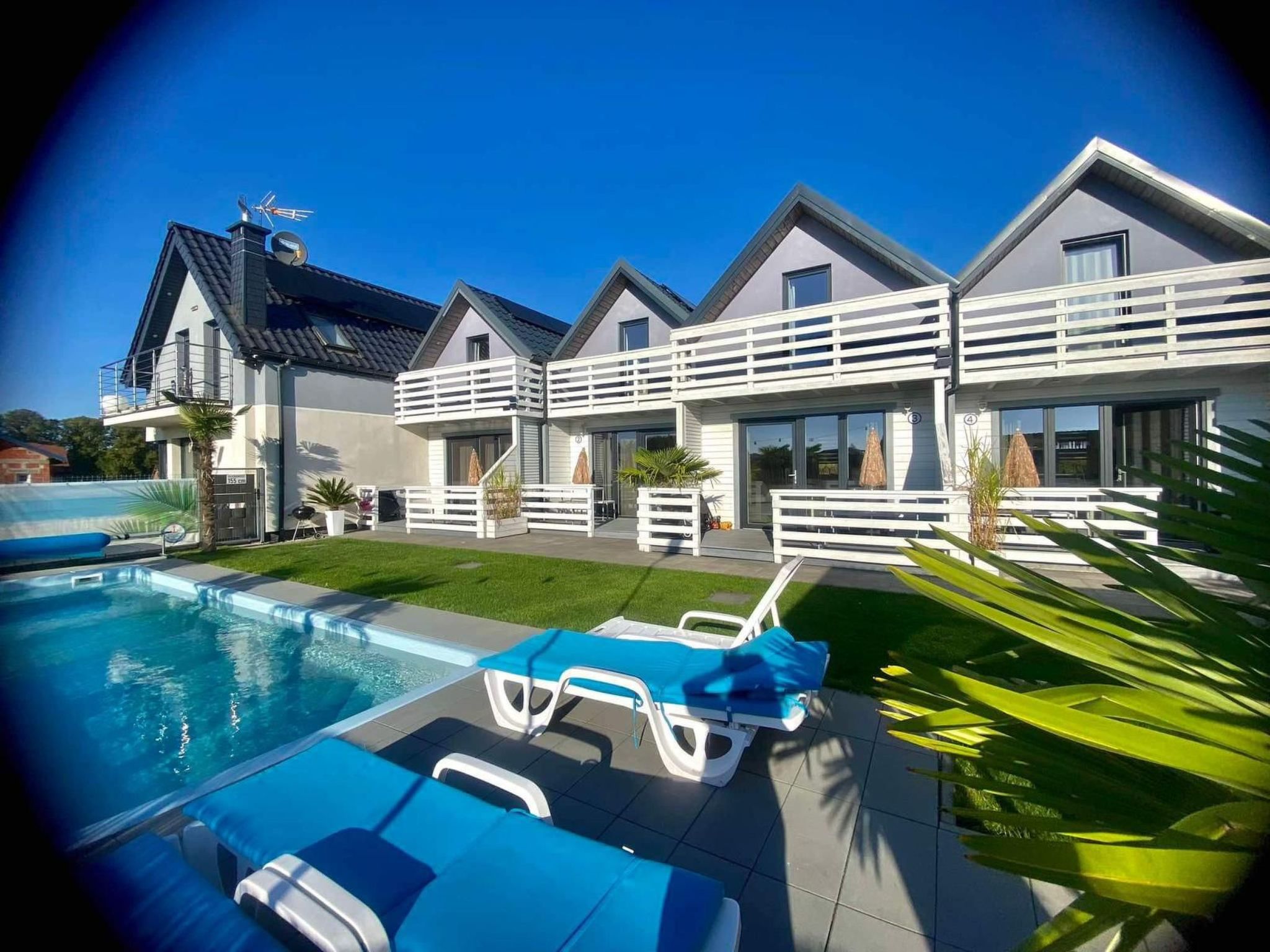 Ferienhaus mit umzäuntem Garten in Mielno (Polen) und 1 Hund erlaubt