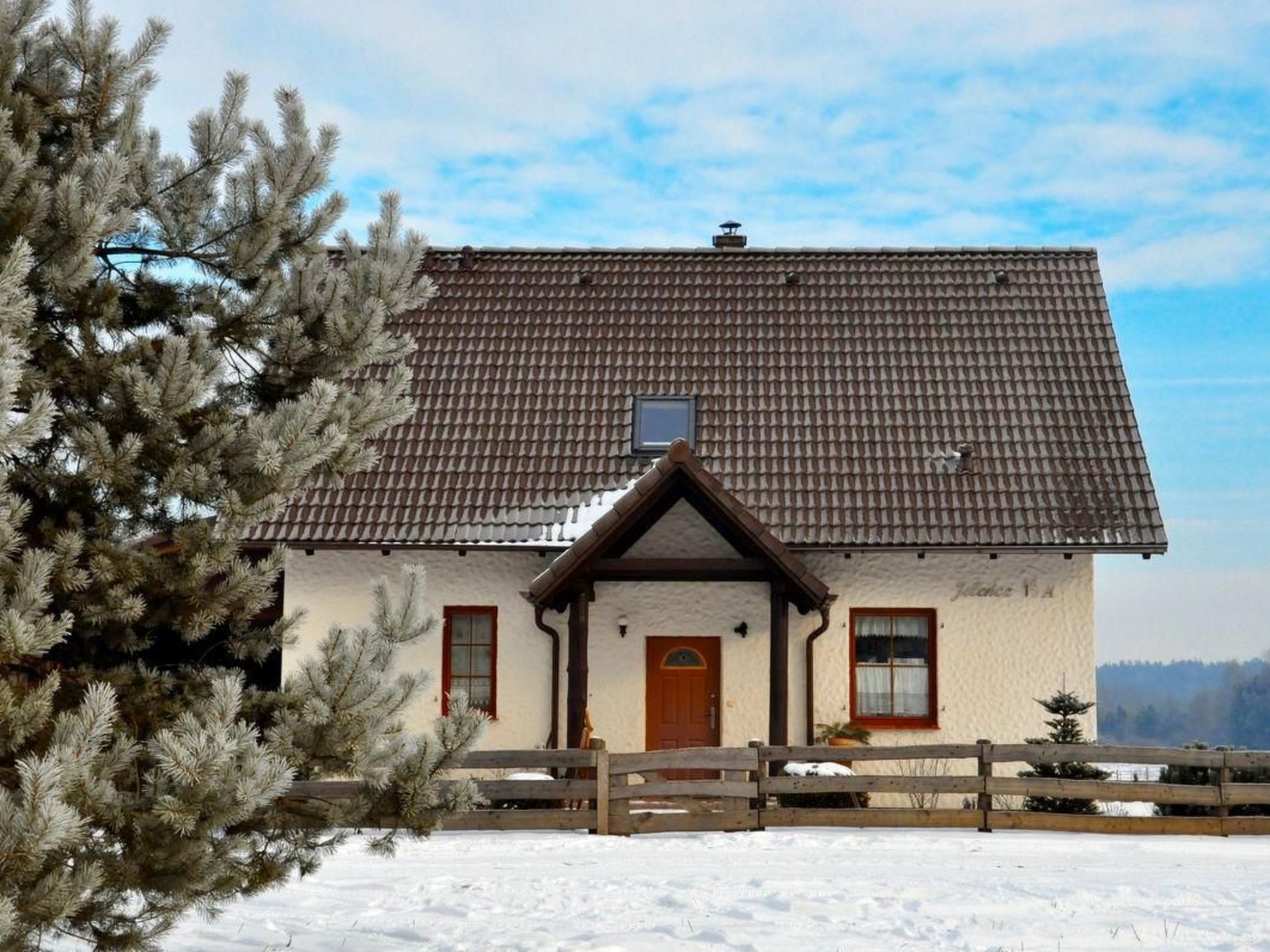 Mit Wasserblick-Dedans