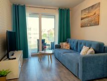 Licht appartement met balkon op 1,8 km van de Oostzee in Kolobrzeg - thumbnail 1