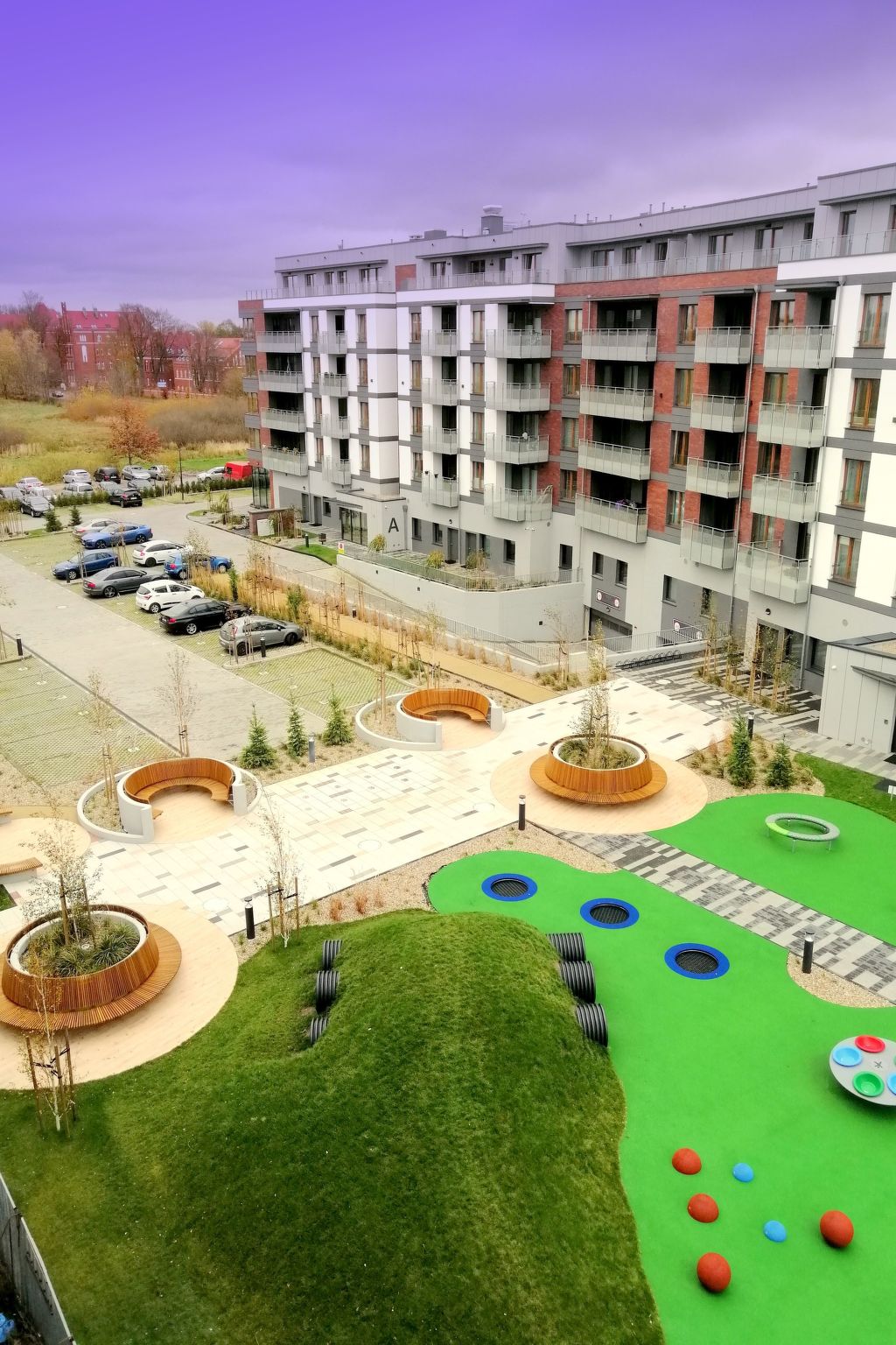 "Mazowiecka Park" mit Balkon-Binnen