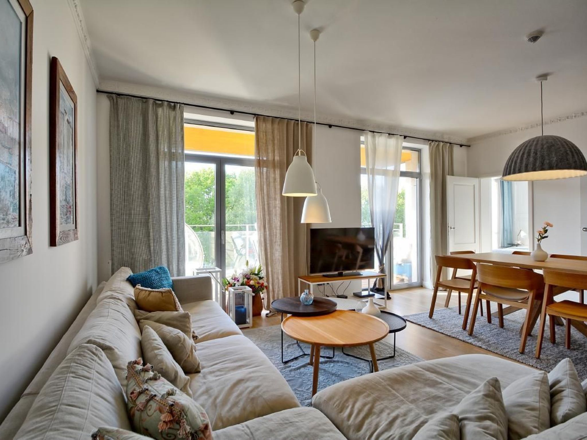 Penthouse direkt am Strand mit Meerblick