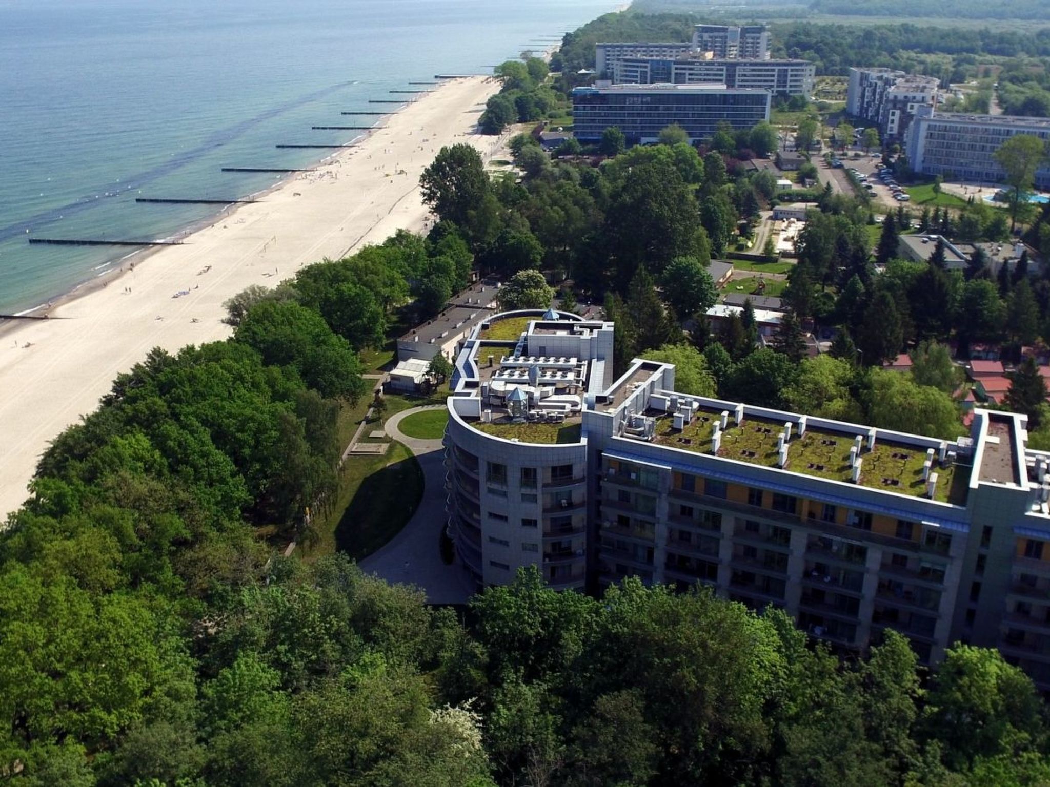 Luxuriöse Wohnung auf einer Düne mit Meerblick