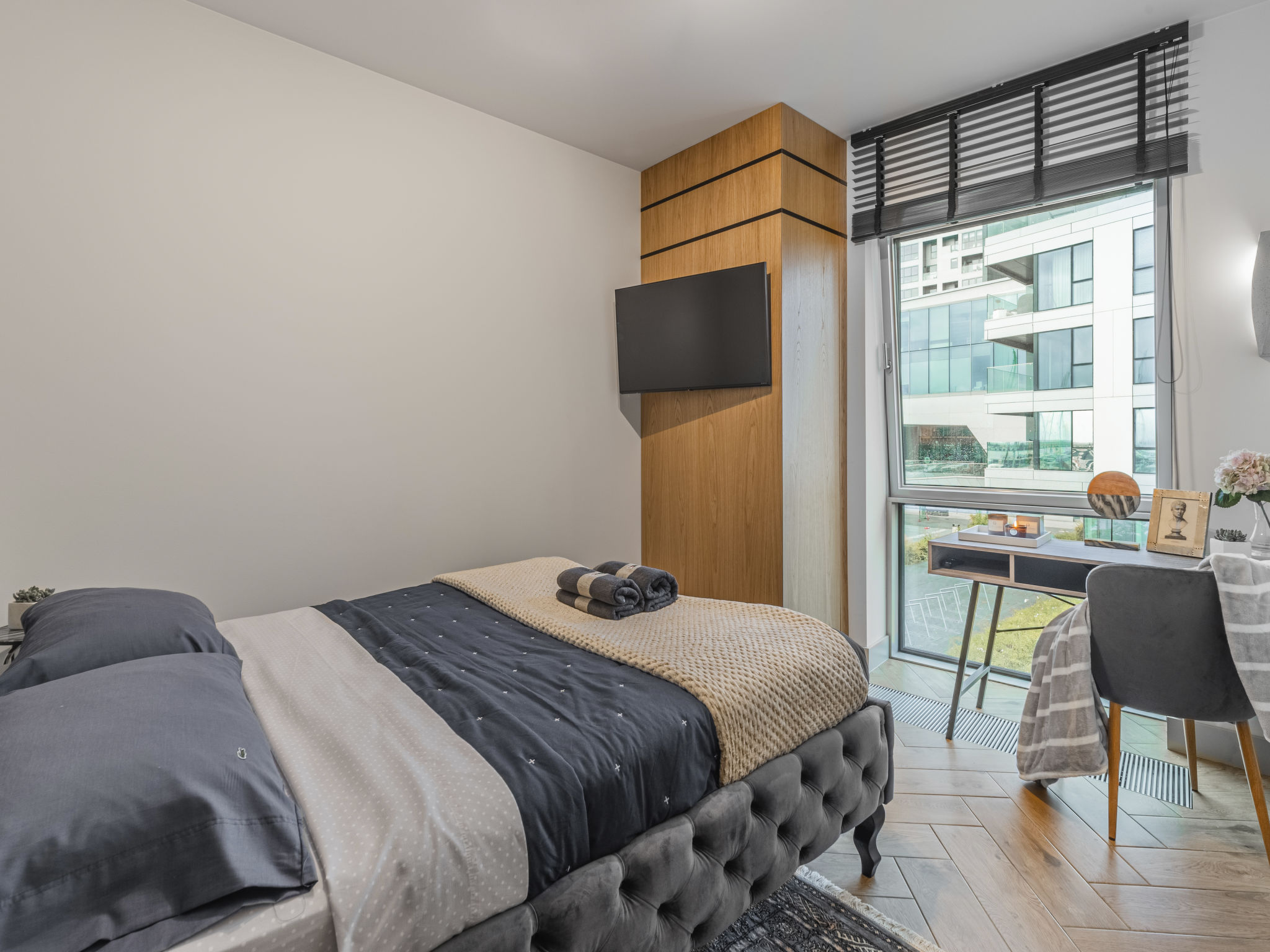 Yacht Park Apartment mit Panoramablick auf den Yachthafen in Gdynia, POLEN - Dedans