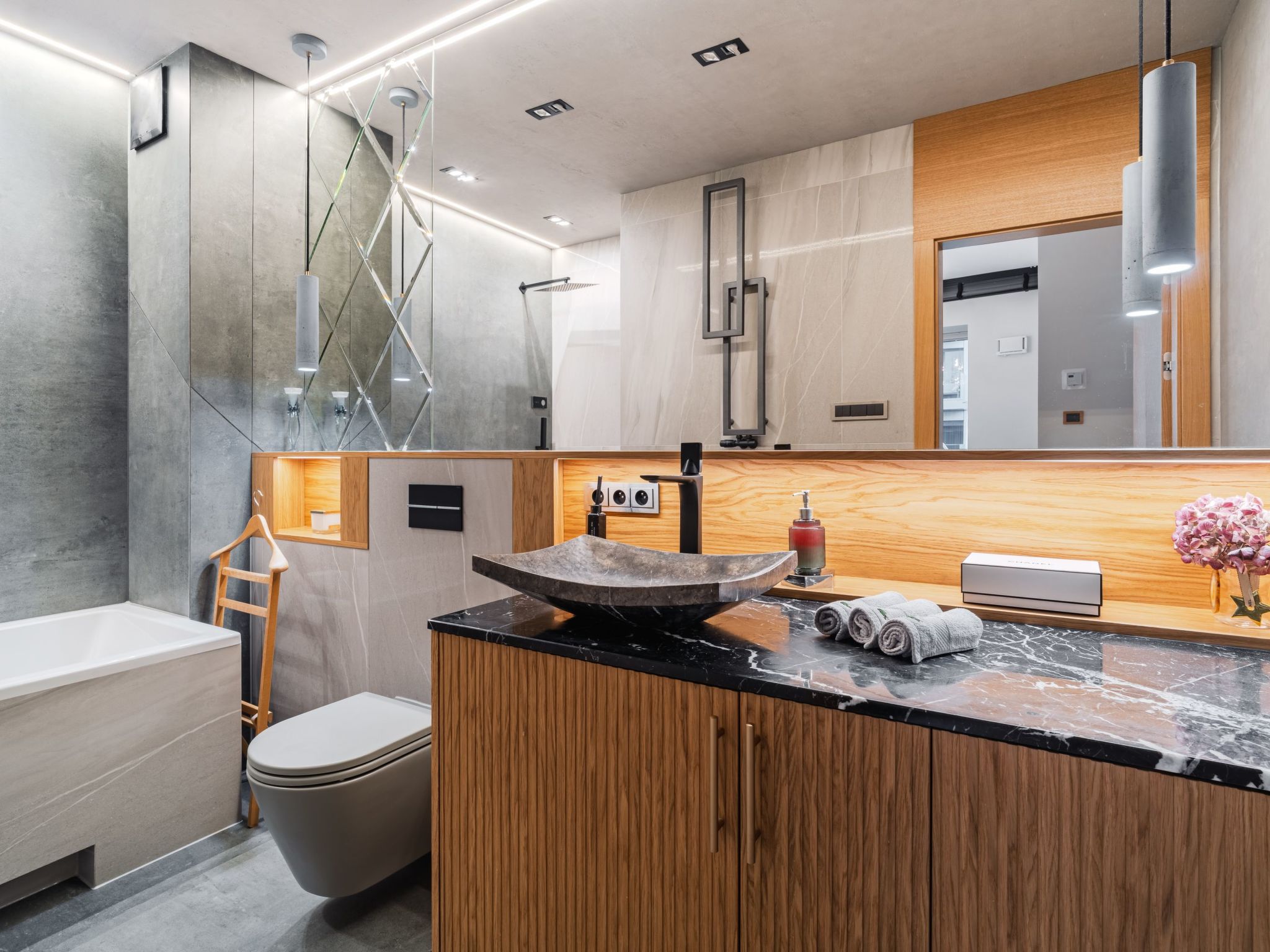 Yacht Park Apartment mit Panoramablick auf den Yachthafen in Gdynia, POLEN - Dedans