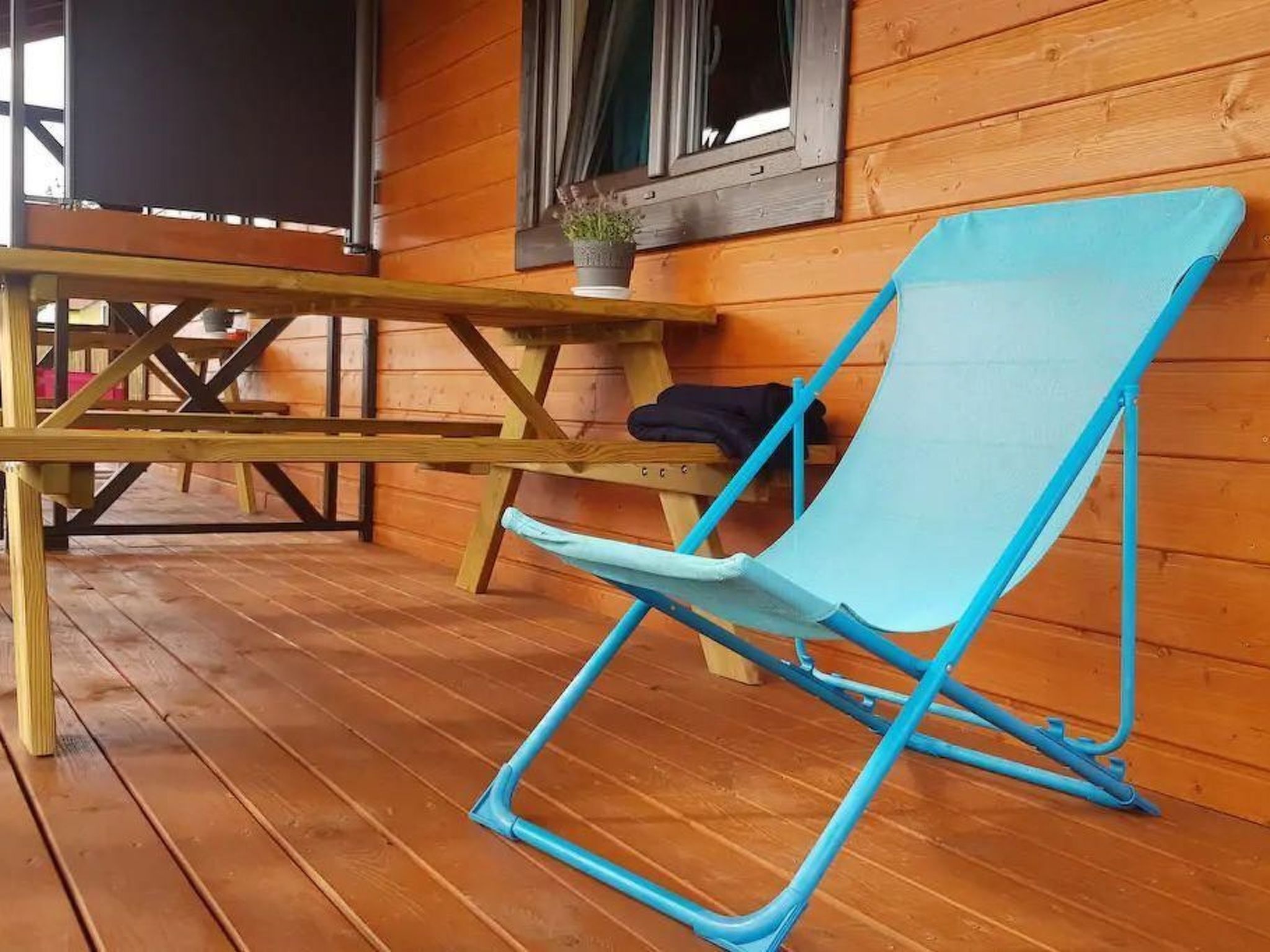 "Eko Domek" mit eigener Terrasse-Buiten