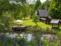 Sianowska Huta: Authentieke Poolse woonboerderij met haard en vijver - thumbnail 4