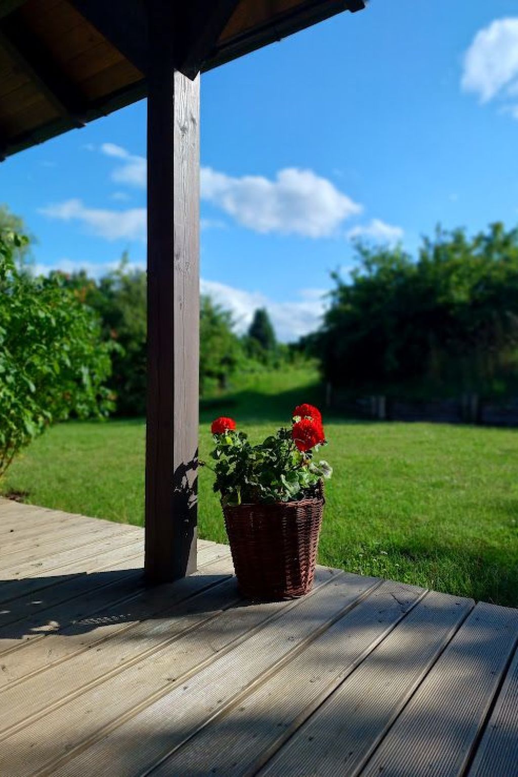 Holzhäuschen in der Kaschubei-Buiten