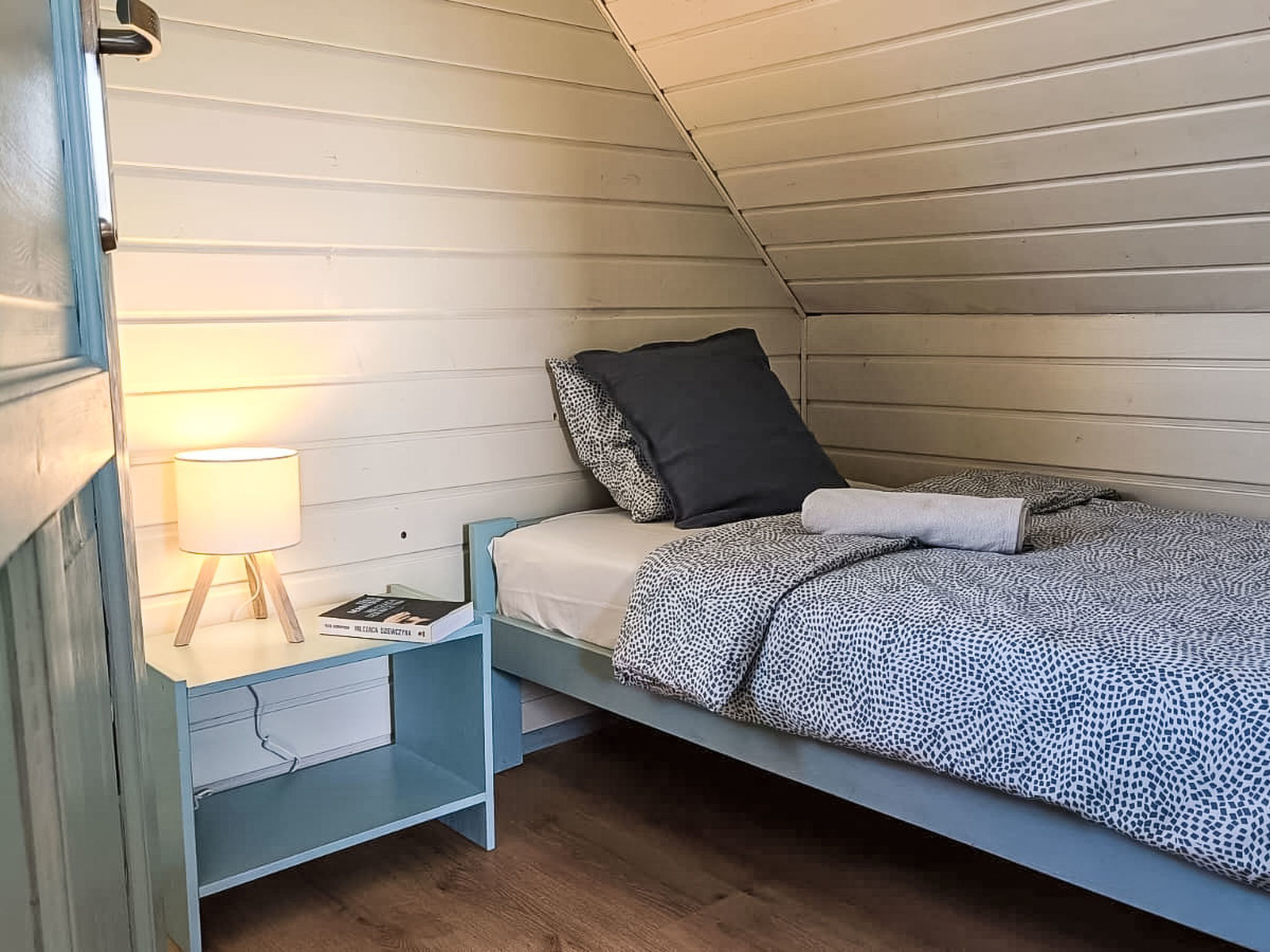Modernes Ferienhaus in Biebrowo mit Grill, Garten und Terrasse