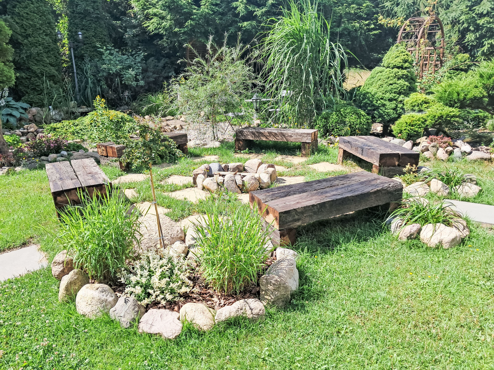 Magnolienhaus mit Sauna und Jacuzzi - Dehors