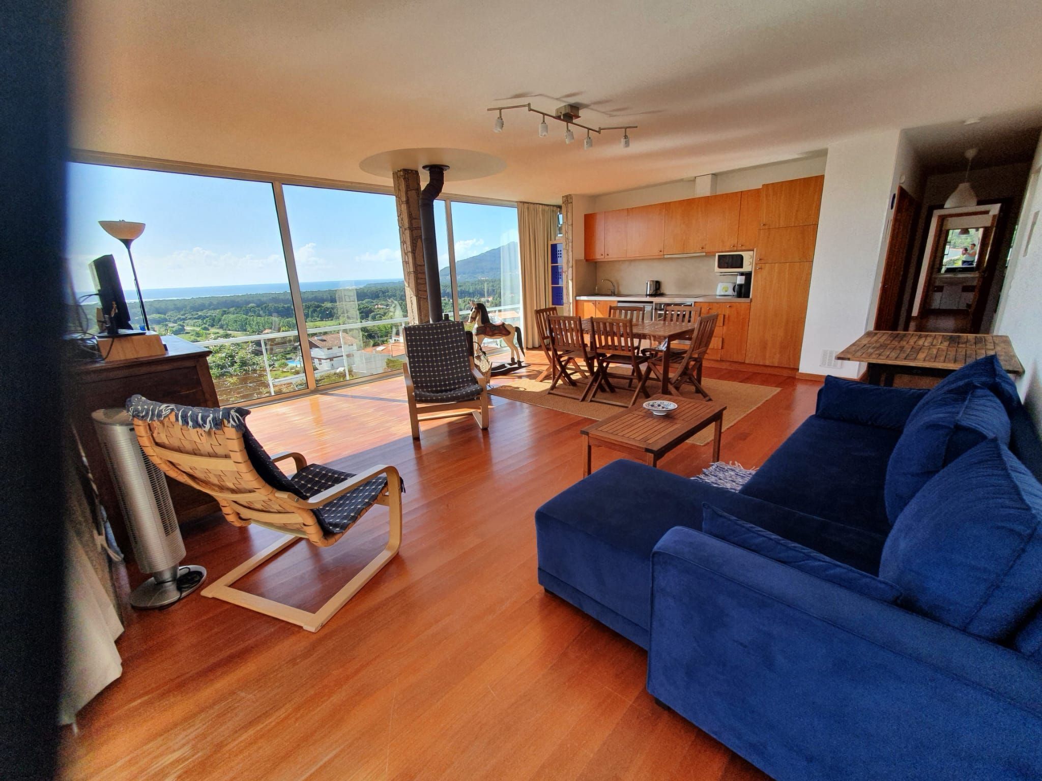 Haus mit Panoramablick auf den Ozean