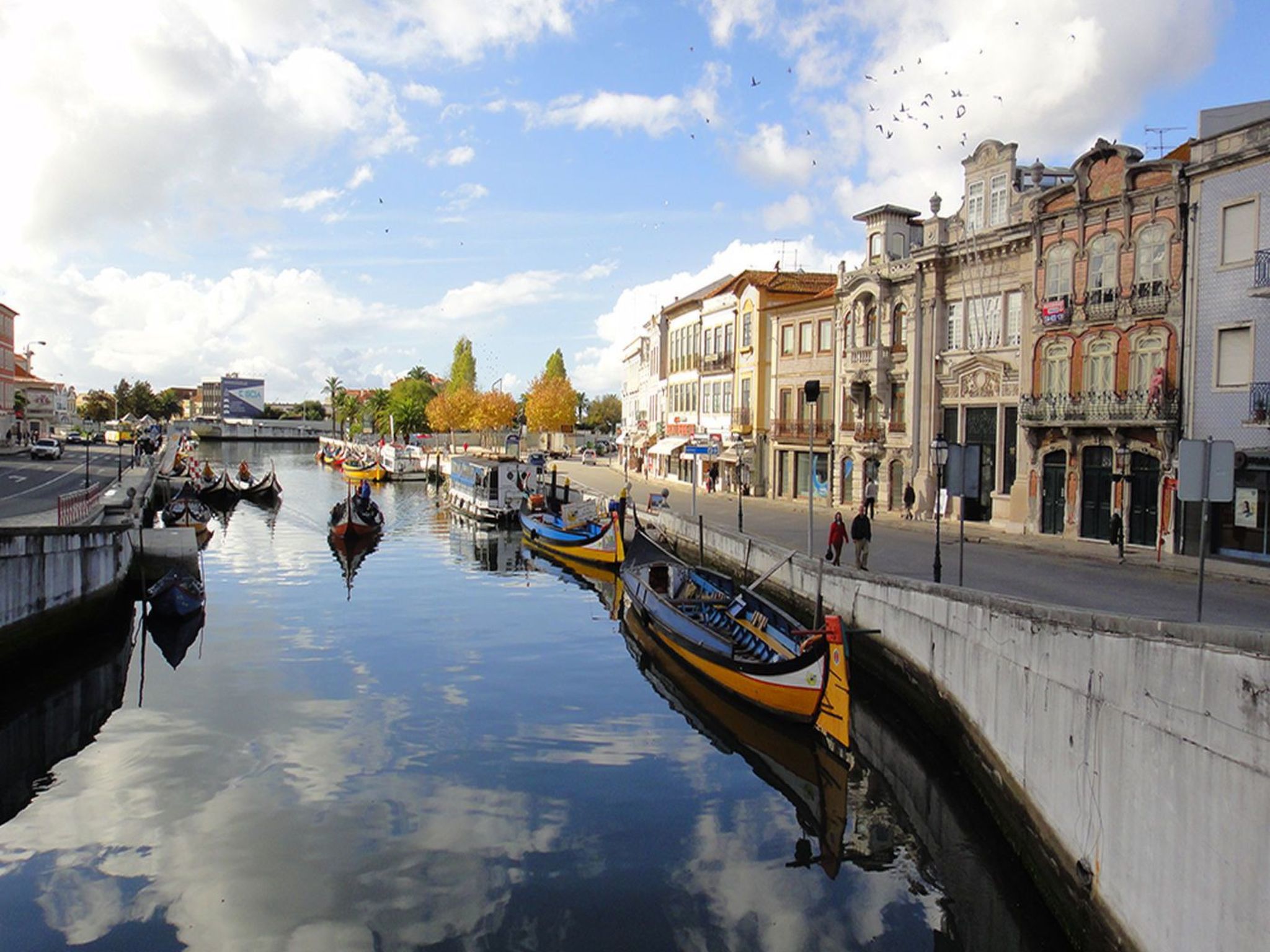 Präsentation Pier im Zentrum von Aveiro-Binnen
