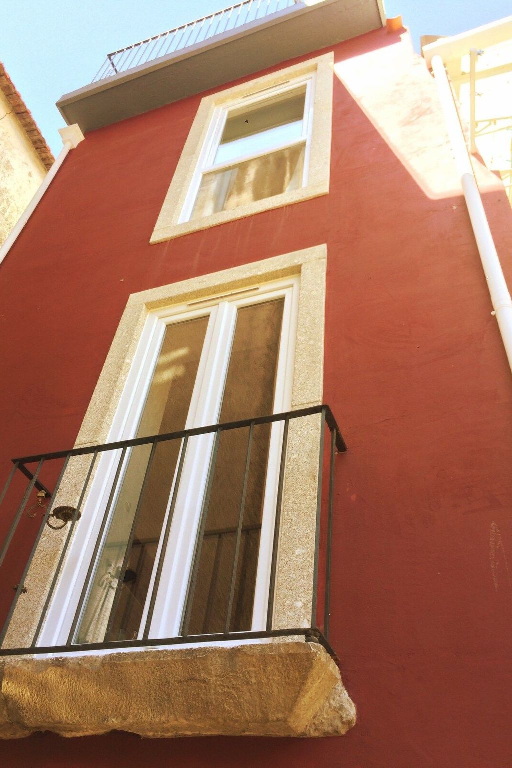 Gelbes Haus im historischen Zentrum-Draußen