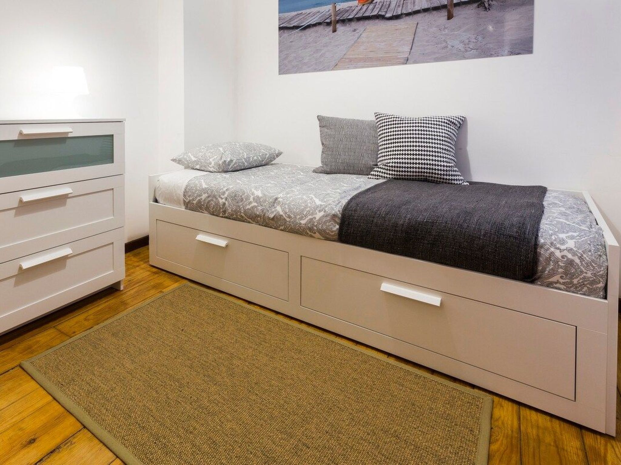 Traditionelles Haus am Meer-Drinnen