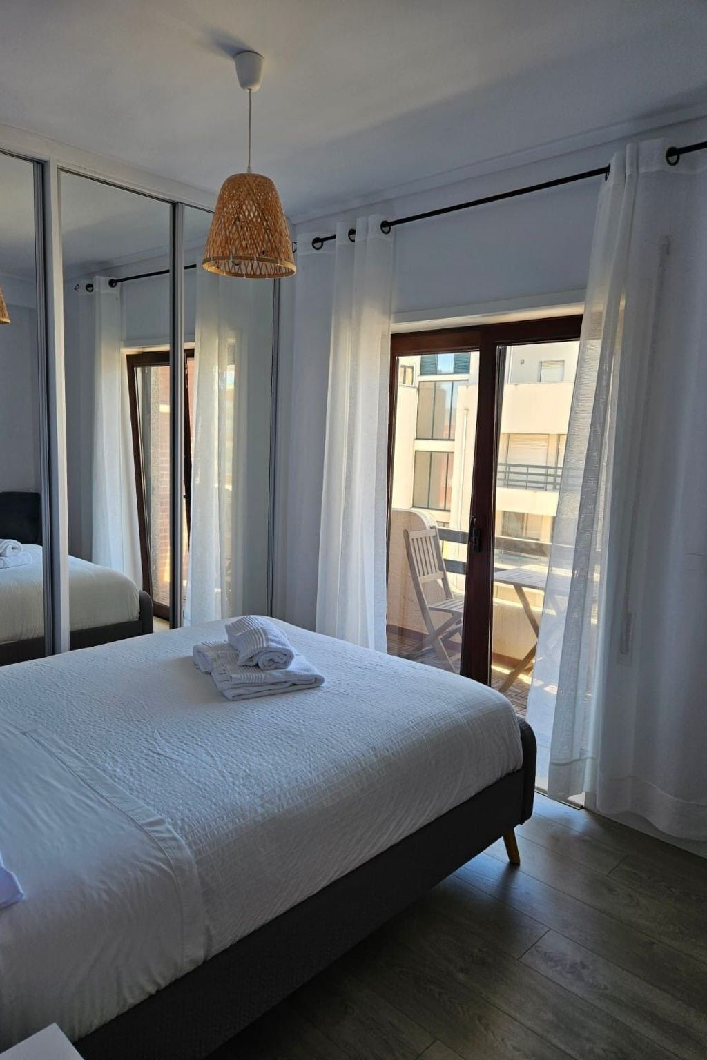 Fluss Meer Sonne am Costa Nova Strand-Binnen