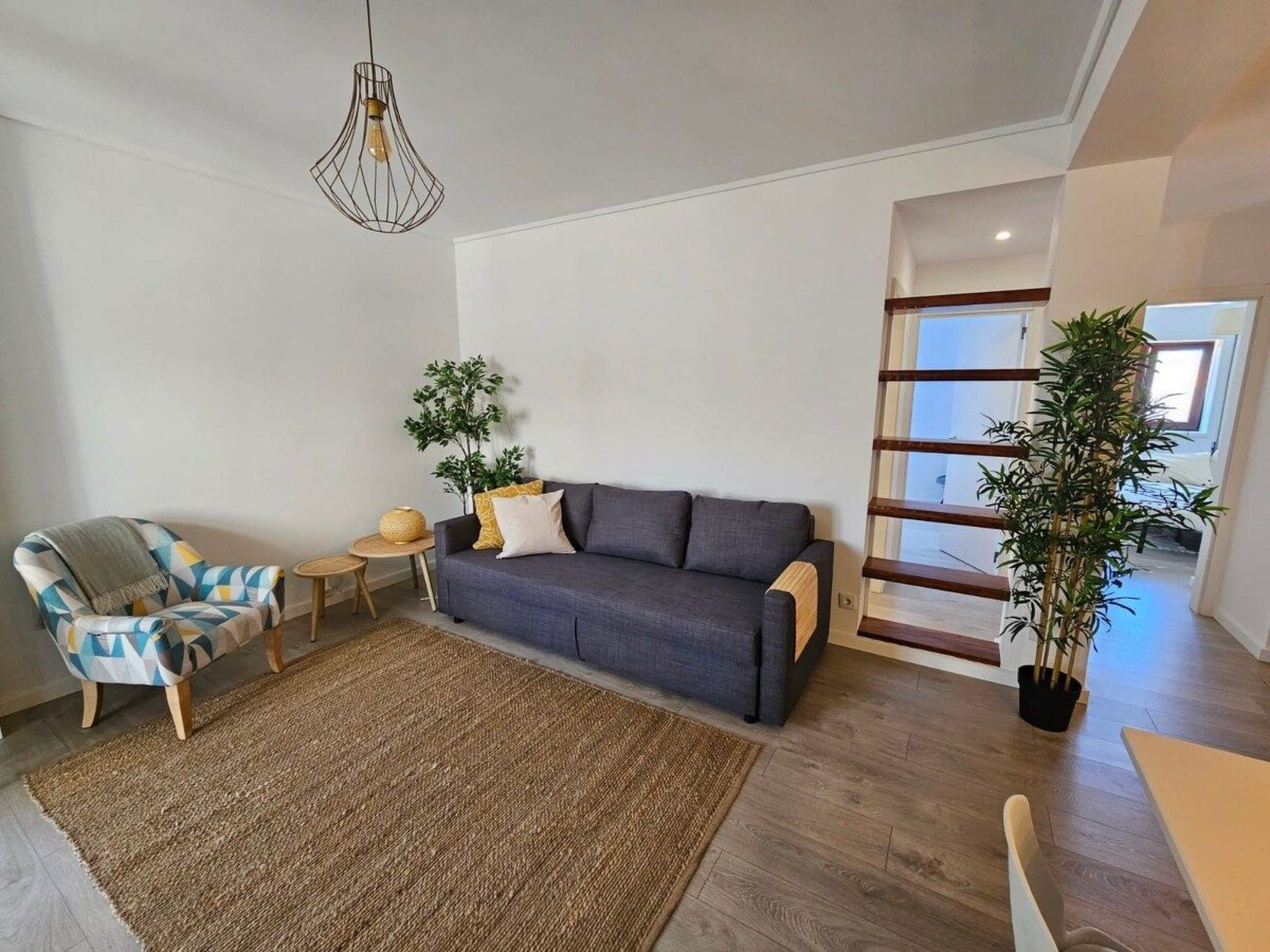 Fluss Meer Sonne am Costa Nova Strand-Binnen