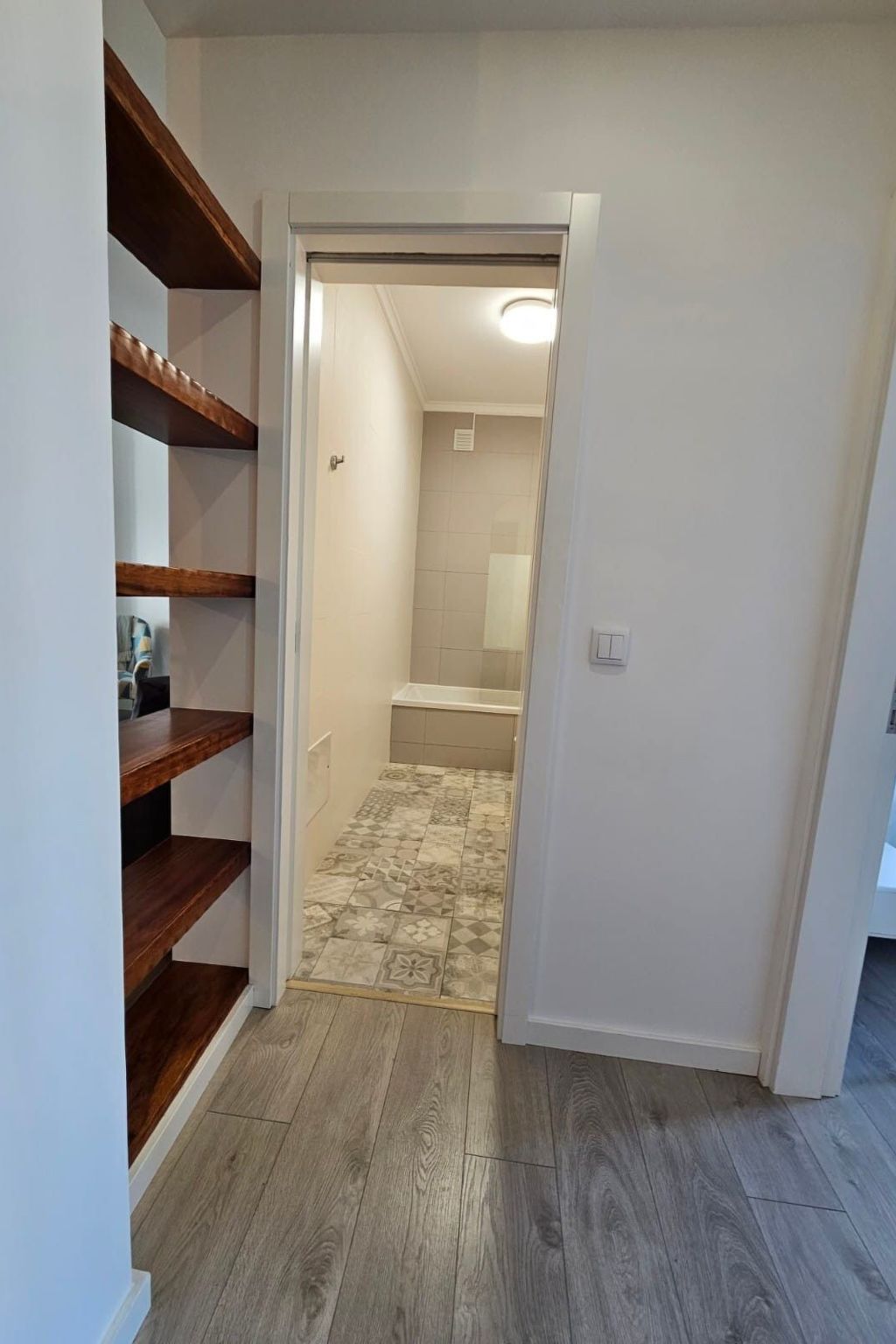 Fluss Meer Sonne am Costa Nova Strand