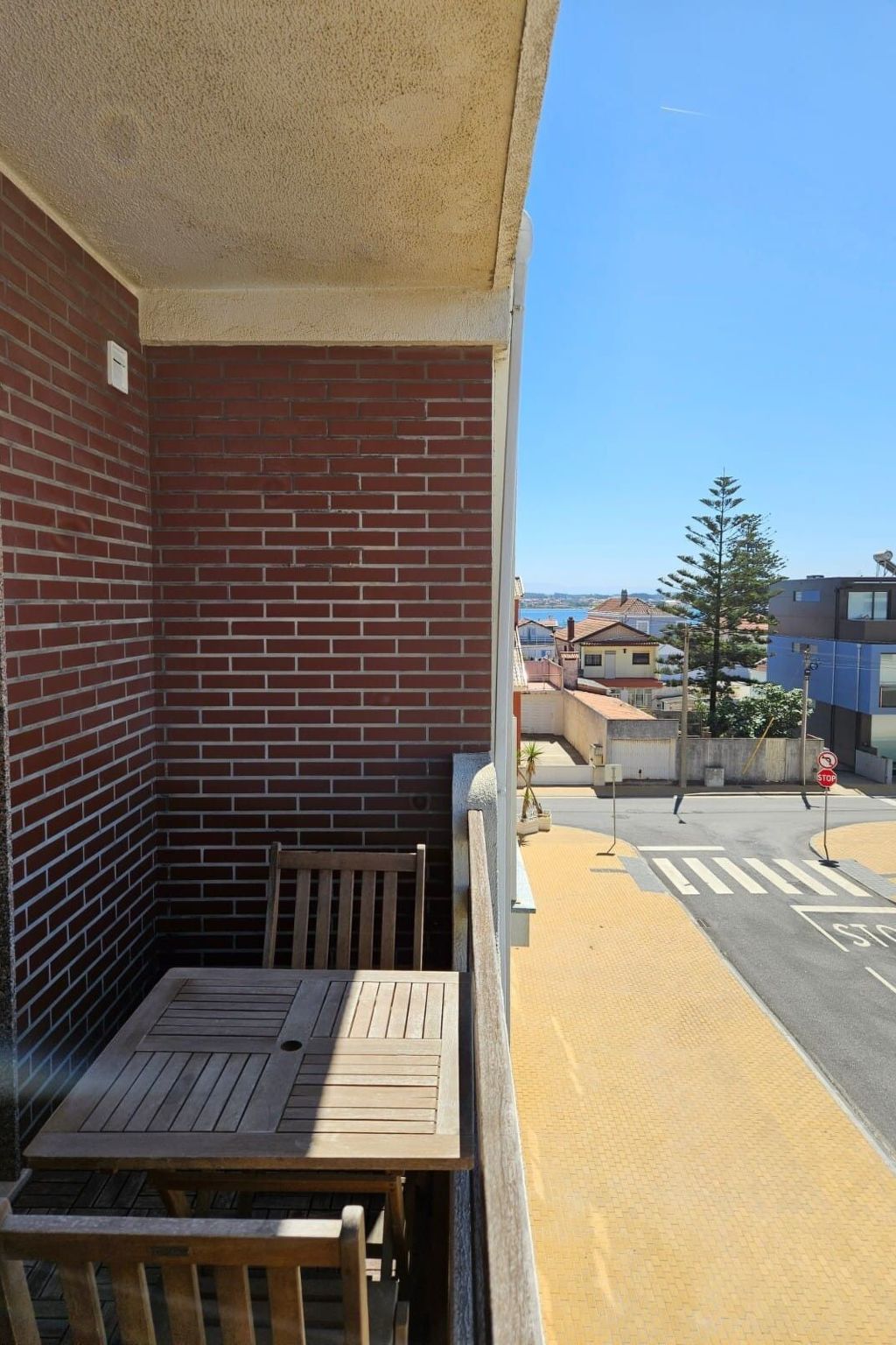 Fluss Meer Sonne am Costa Nova Strand-Binnen