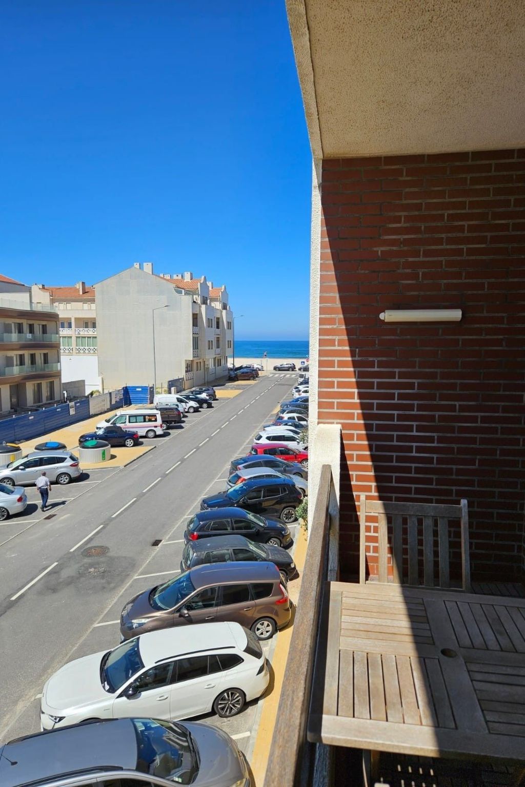 Fluss Meer Sonne am Costa Nova Strand-Binnen