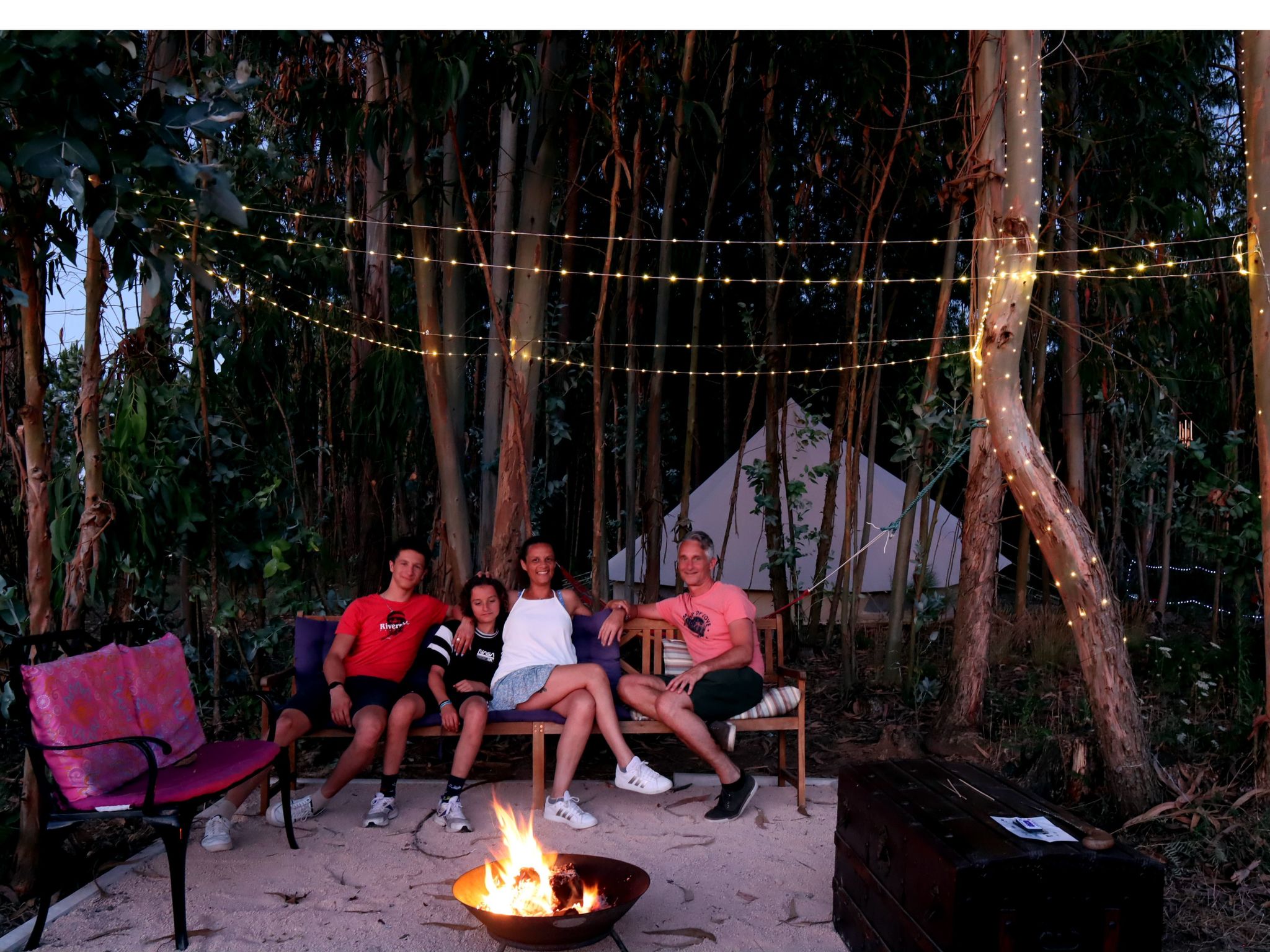 Privates, luxuriöses Glamping mit solarbeheiztem Schwimmbad Tv und Wi-Fi - Draußen