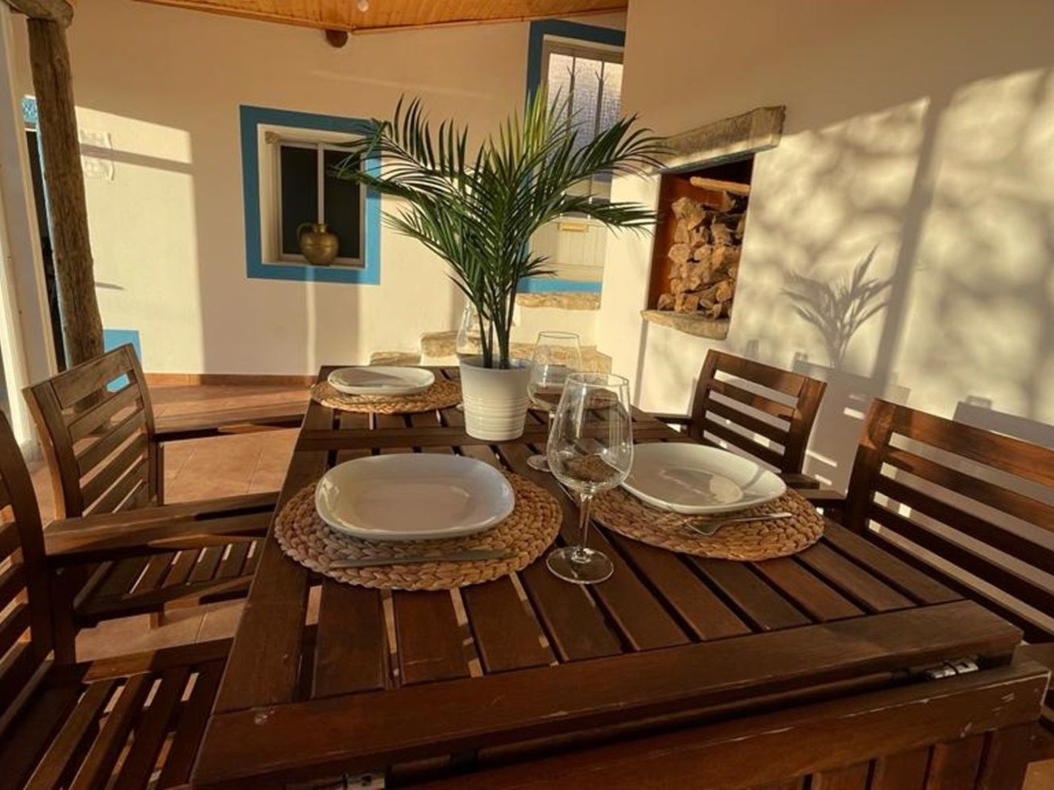 Der Sonnenuntergangs-Spot-Dehors