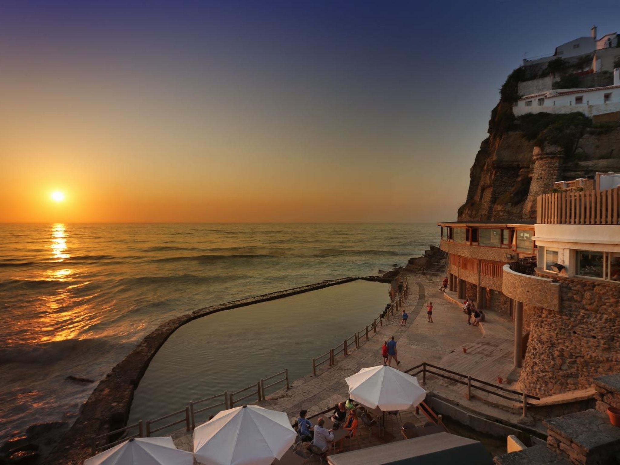 Schöne Wohnung in Azenhas Mar mit privatem Balkon-Binnen